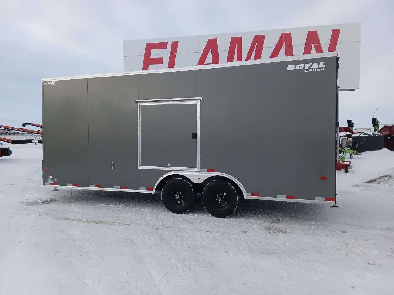 2026 Royal LARC 8'6" x 20' + V-Nose Car Hauler Trailer