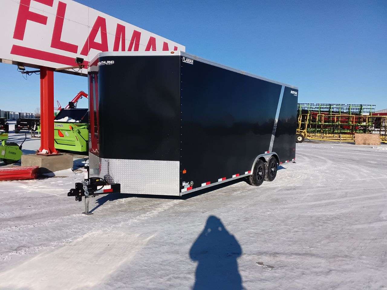 2026 Royal LARC 8'6" x 20' + V-Nose Car Hauler Trailer