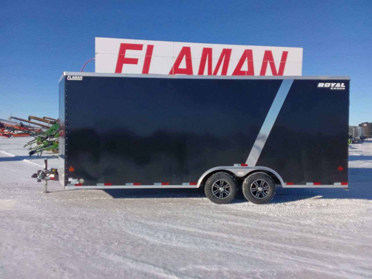 2026 Royal LARC 8'6" x 20' + V-Nose Car Hauler Trailer