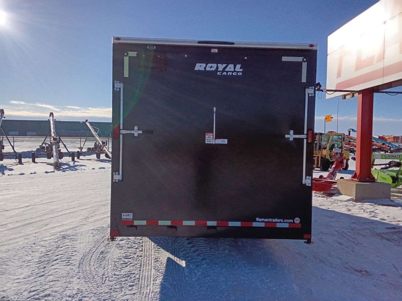 2026 Royal LARC 8'6" x 20' + V-Nose Car Hauler Trailer