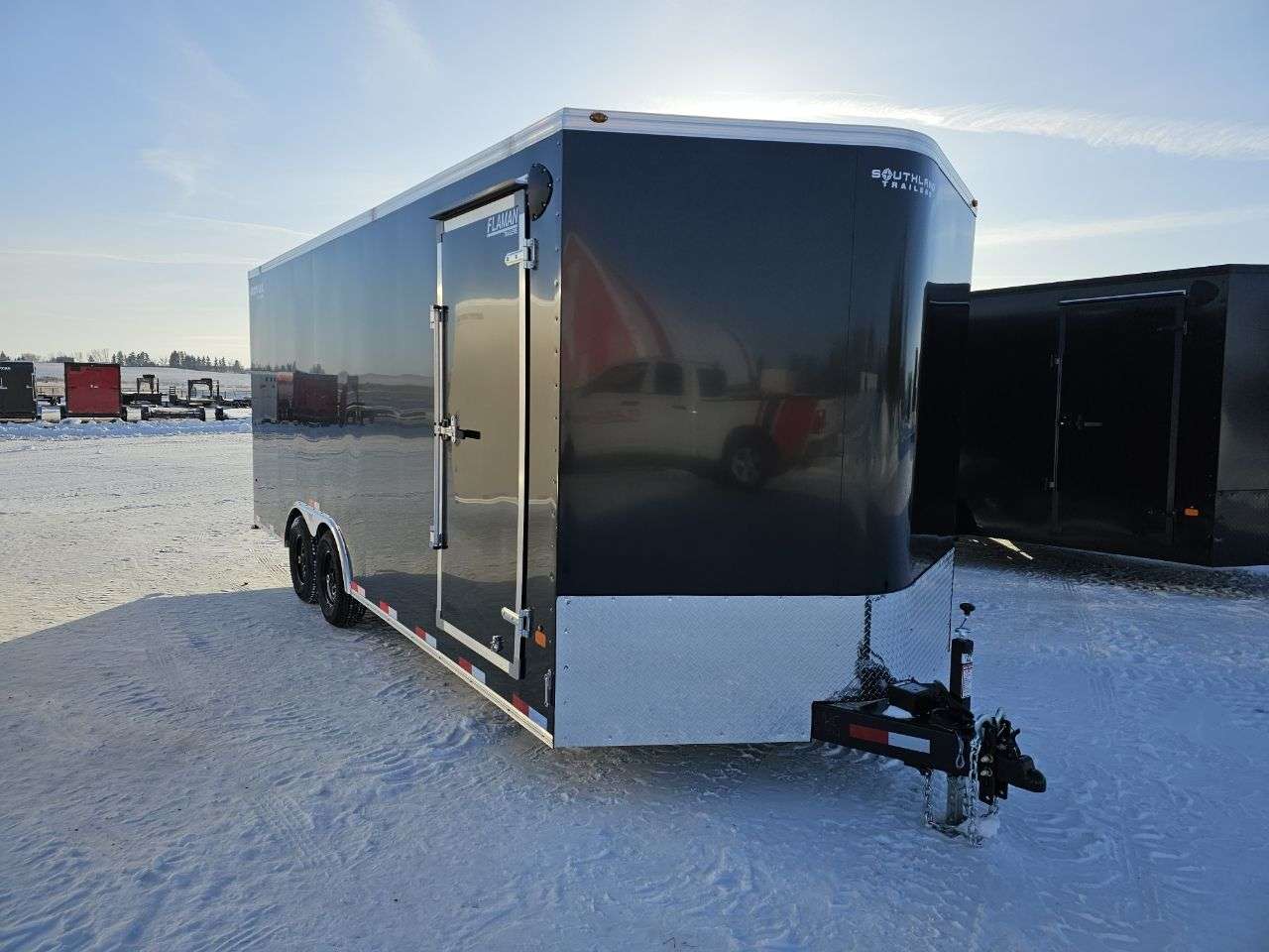 2026 Royal LARC 8'6" x 20' + V-Nose Car Hauler Trailer