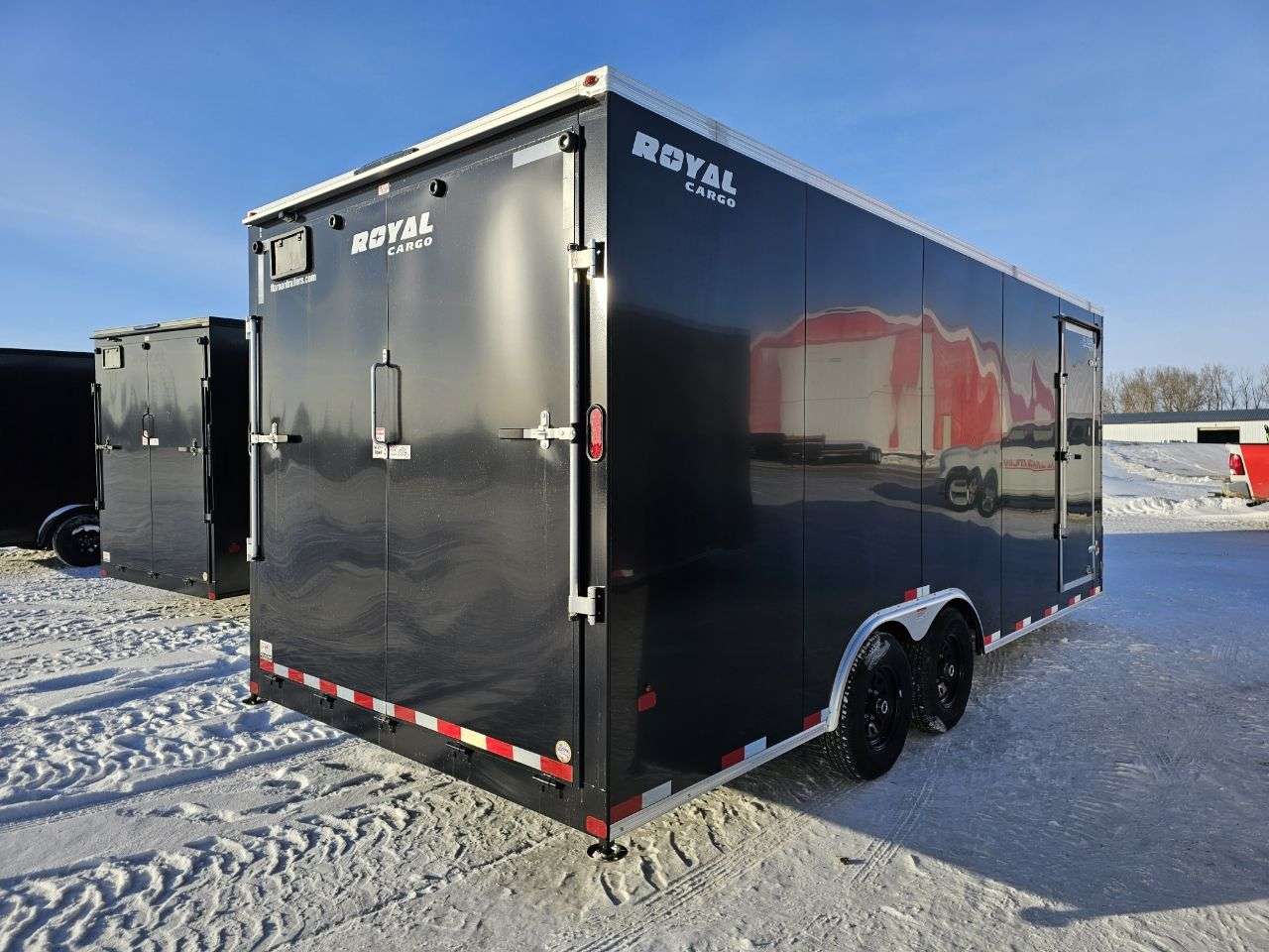 2026 Royal LARC 8'6" x 20' + V-Nose Car Hauler Trailer