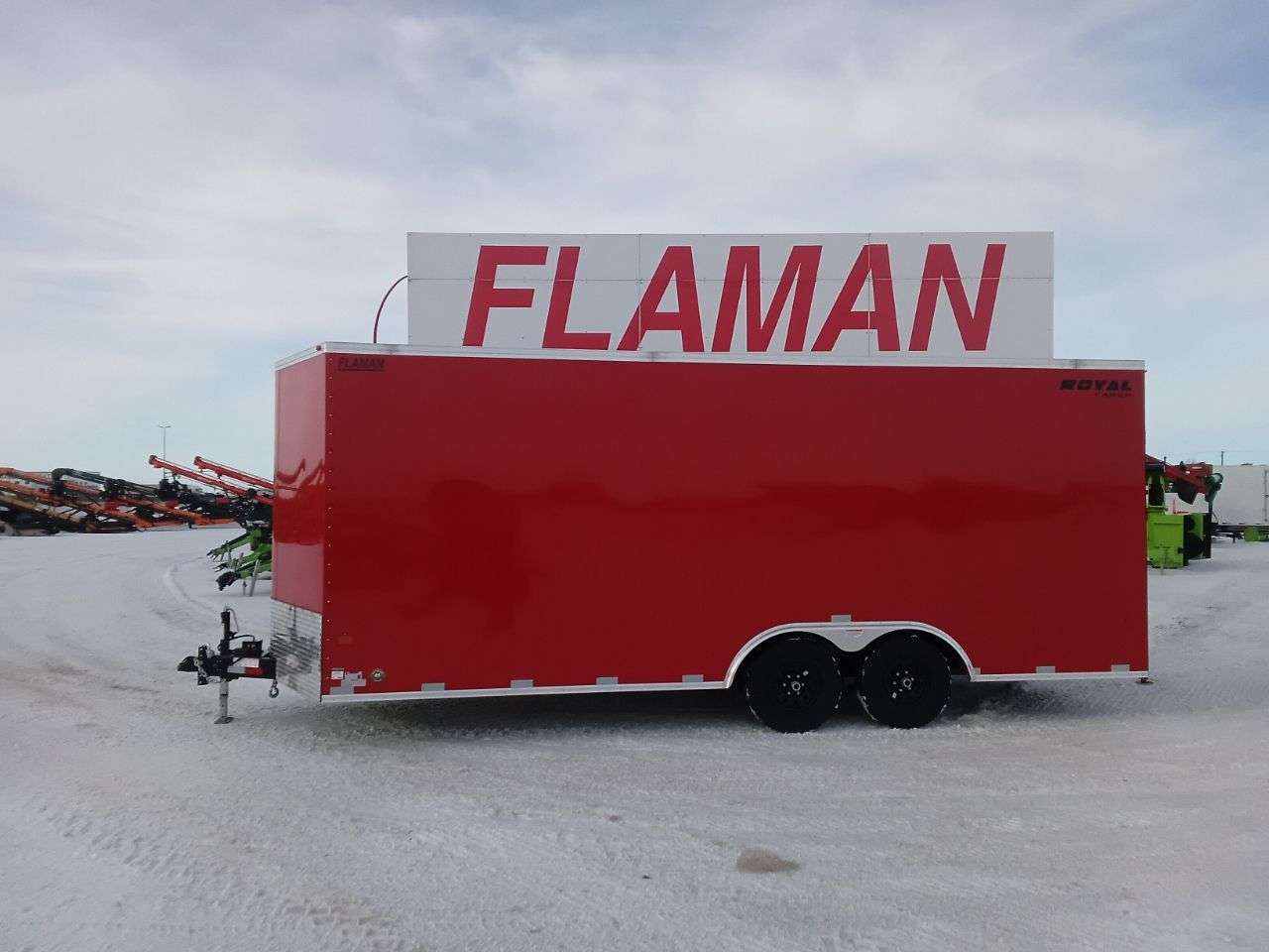 2026 Royal LARC 8'6" x 20' + V-Nose Car Hauler Trailer