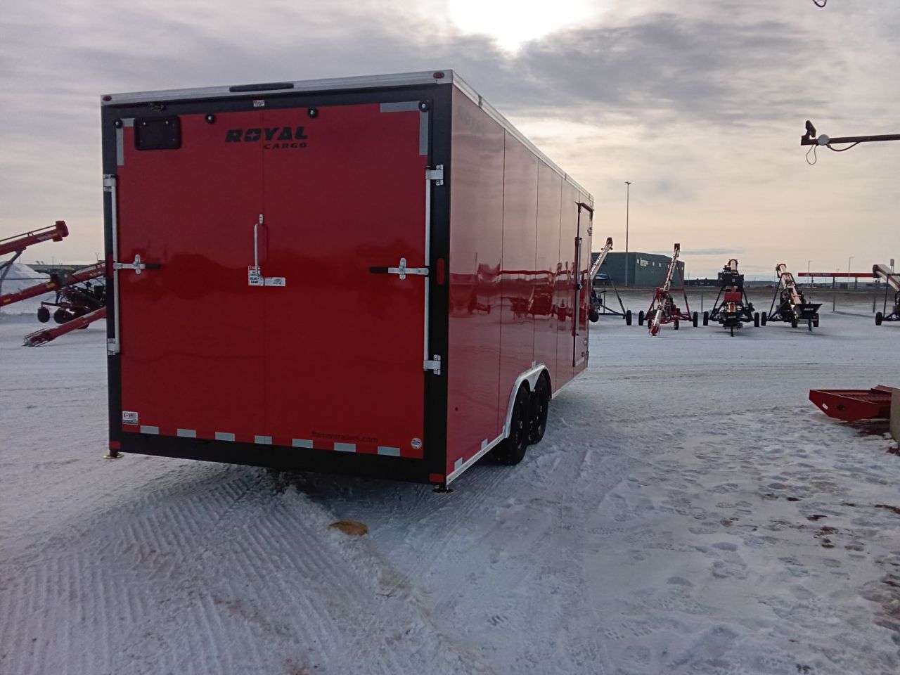 2026 Royal LARC 8'6" x 20' + V-Nose Car Hauler Trailer