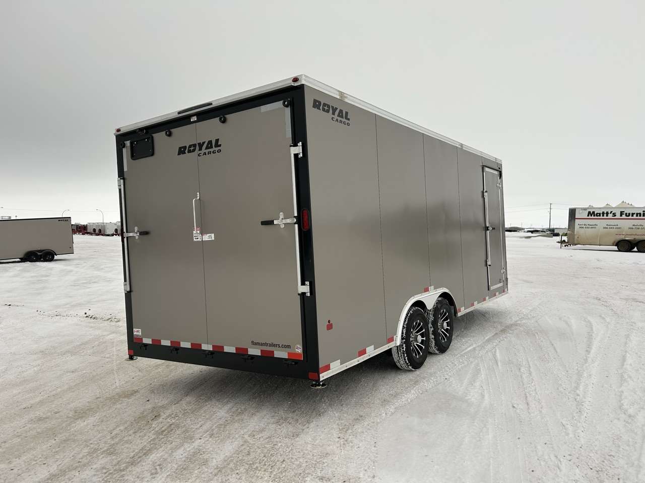 2026 Royal LARC 8'6" x 20' + V-Nose Car Hauler Trailer