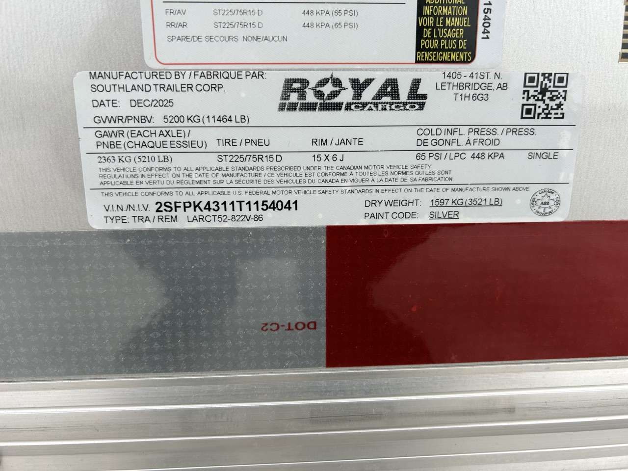 2026 Royal LARC 8'6" x 20' + V-Nose Car Hauler Trailer