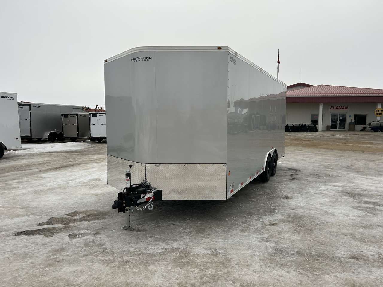 2026 Royal LARC 8'6" x 20' + V-Nose Car Hauler Trailer