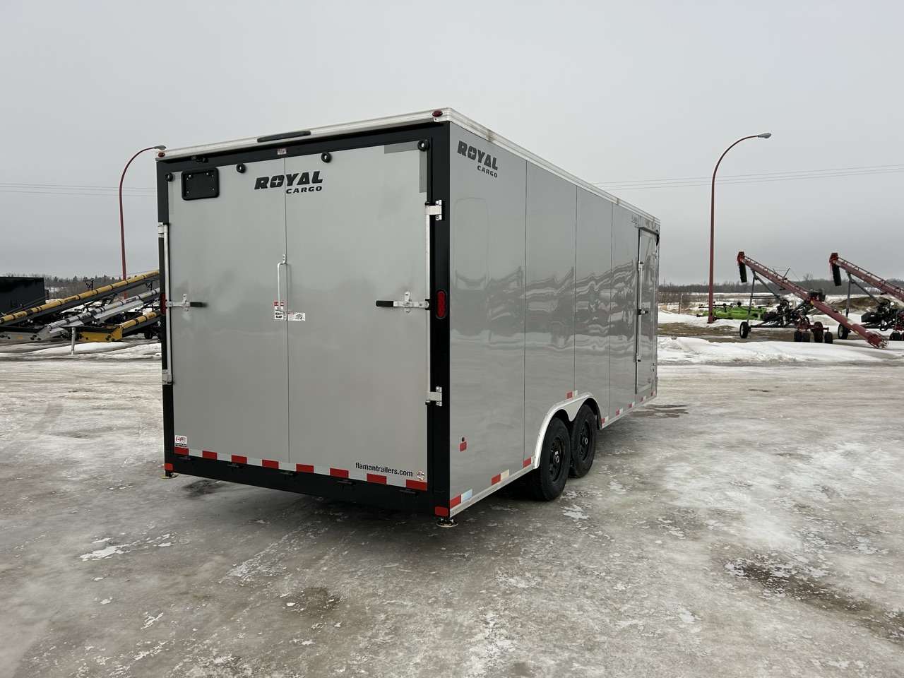 2026 Royal LARC 8'6" x 20' + V-Nose Car Hauler Trailer