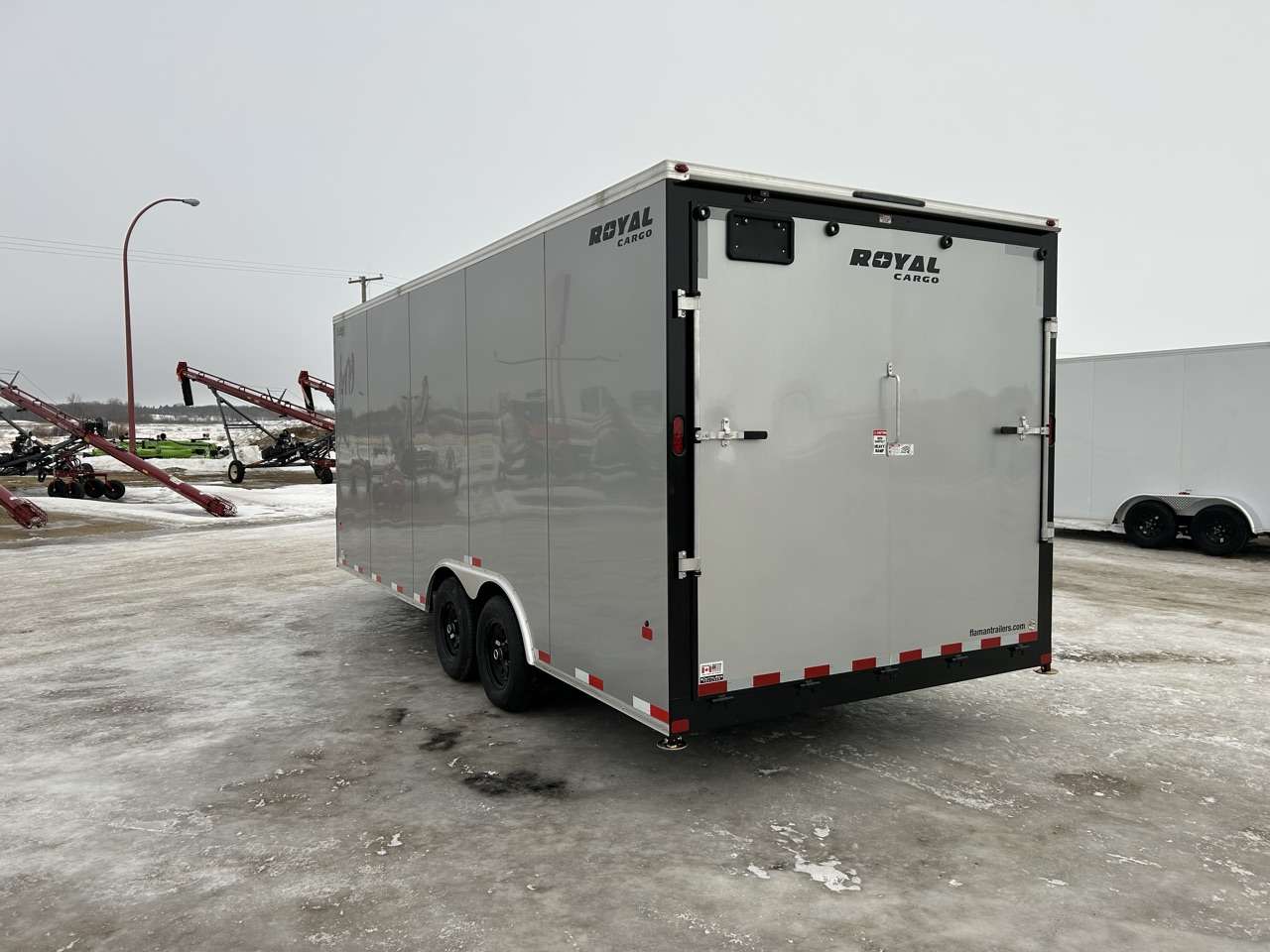 2026 Royal LARC 8'6" x 20' + V-Nose Car Hauler Trailer