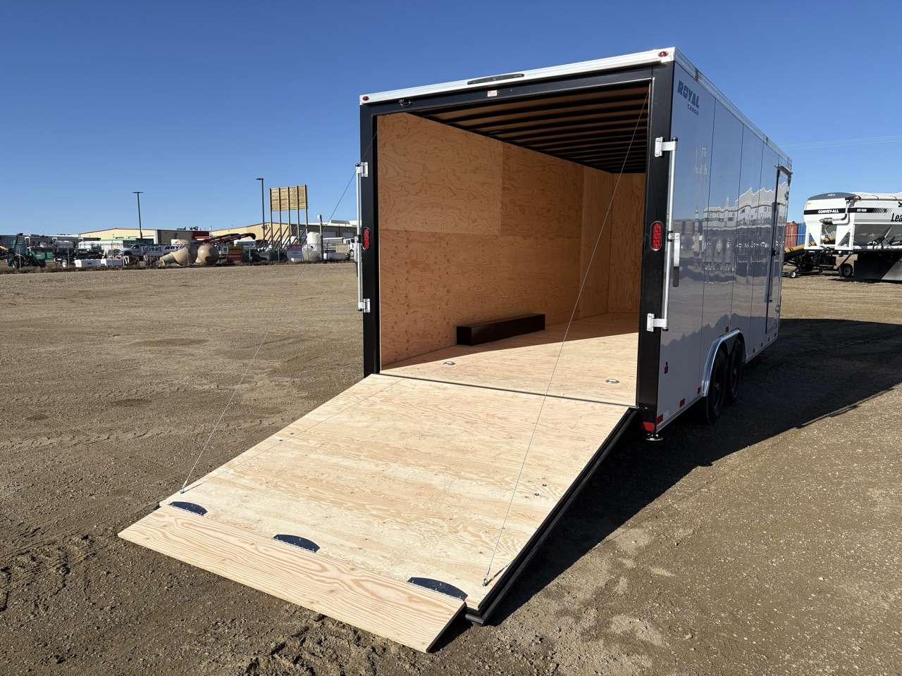 2026 Royal LARC 8'6" x 20' + V-Nose Car Hauler Trailer