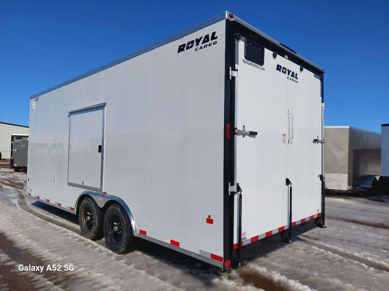 2026 Royal LARC 8'6" x 20' + V-Nose Car Hauler Trailer