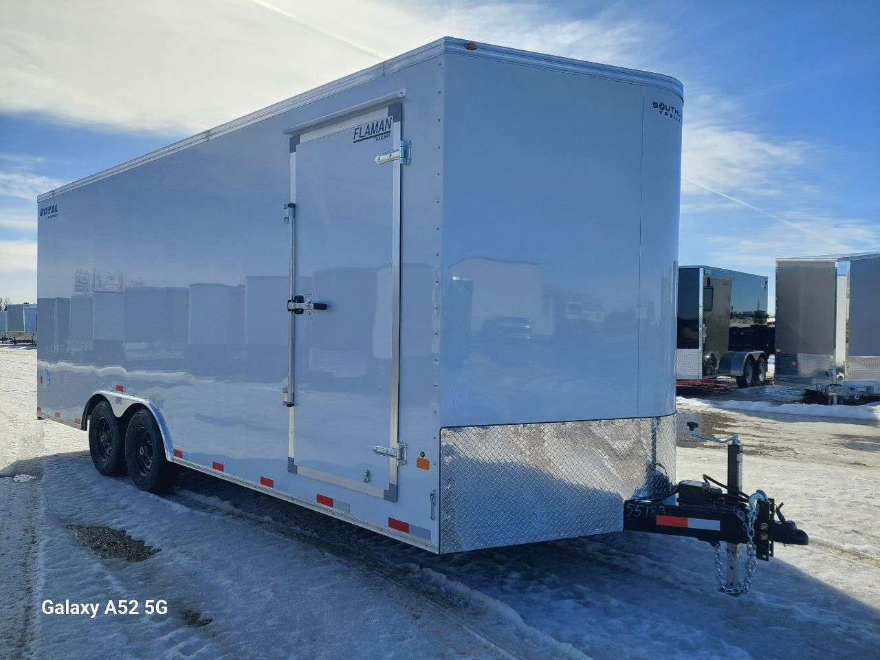 2026 Royal LARC 8'6" x 20' + V-Nose Car Hauler Trailer