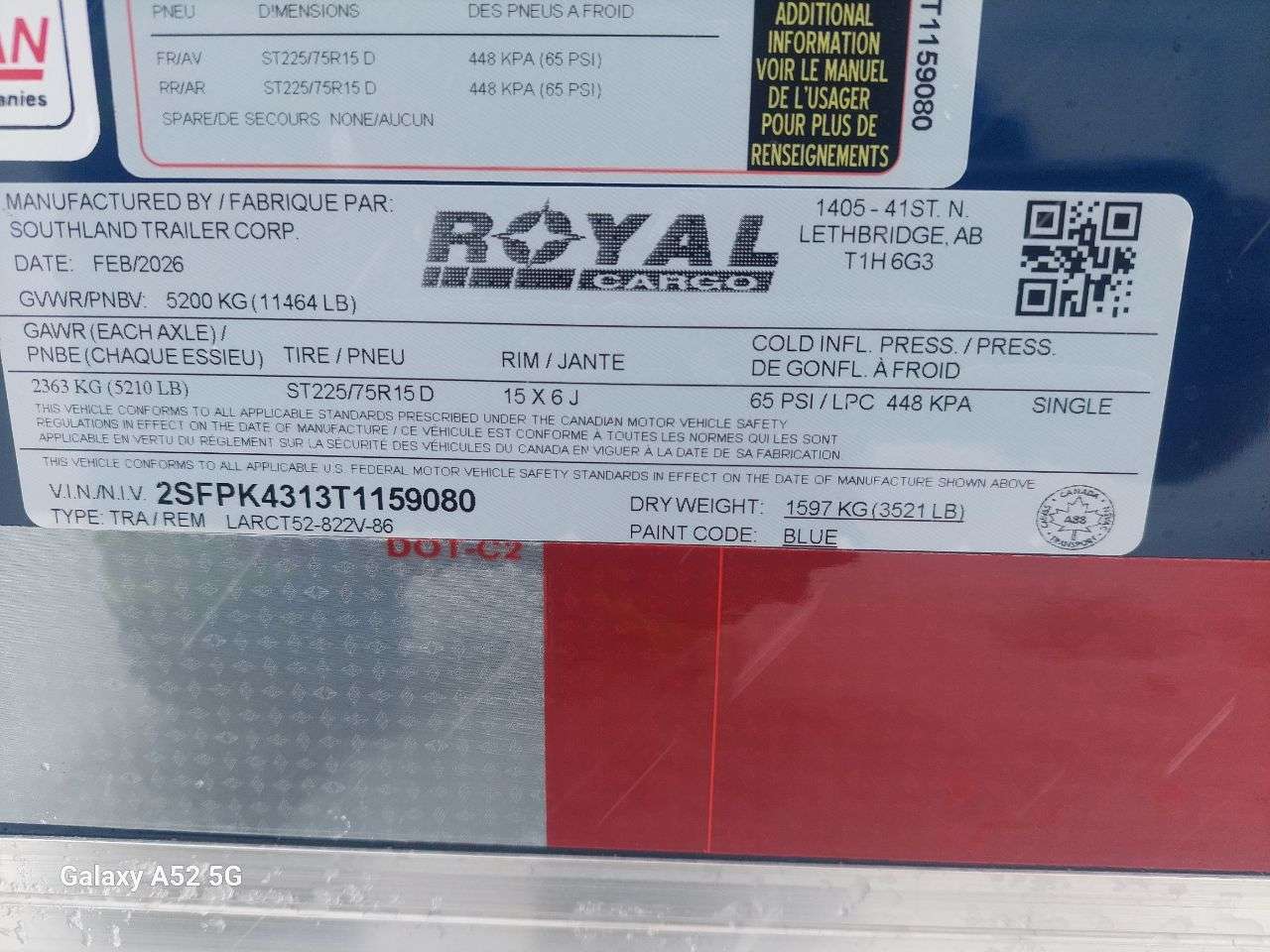 2026 Royal LARC 8'6" x 20' + V-Nose Car Hauler Trailer