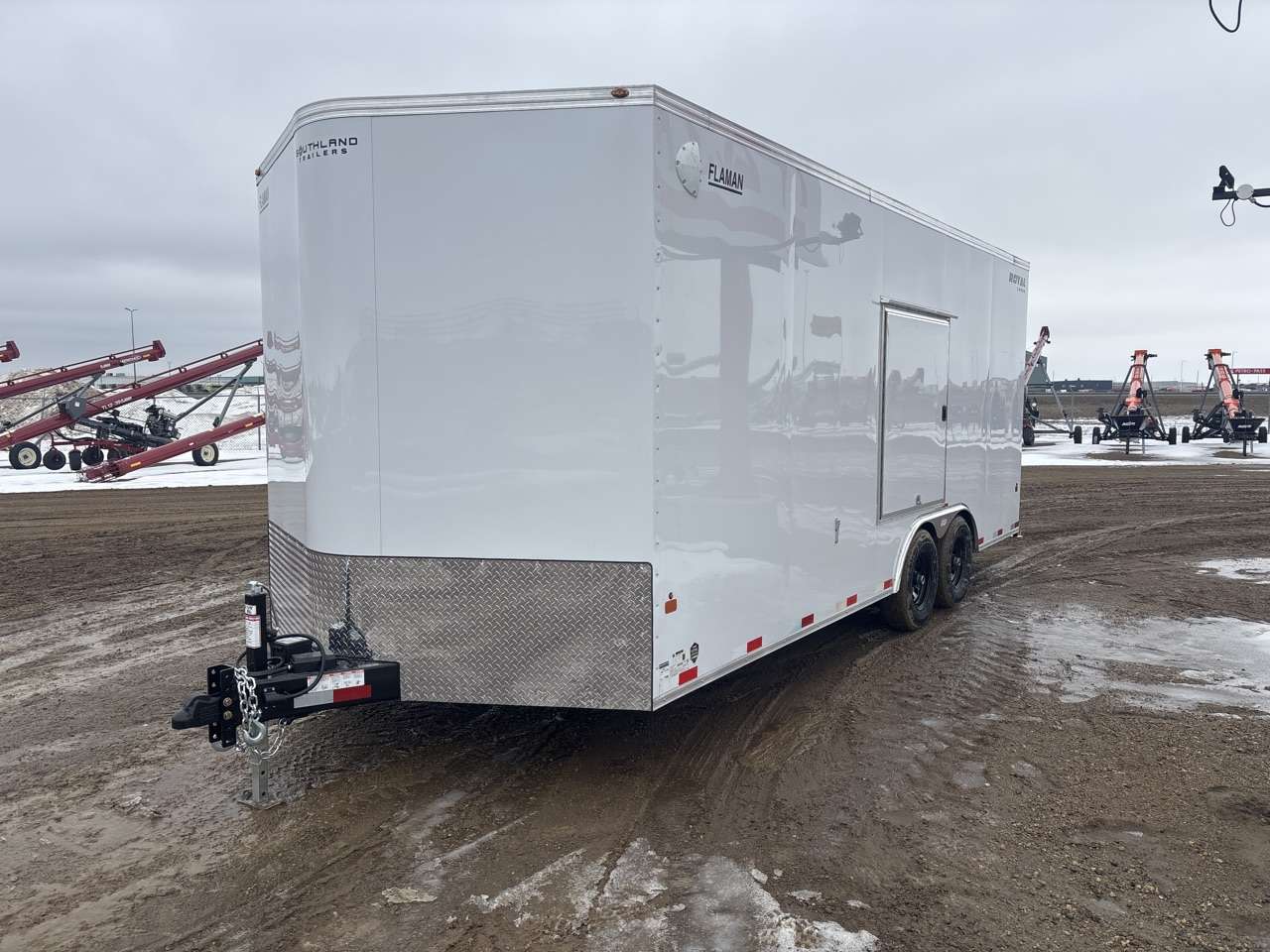 2026 Royal LARC 8'6" x 20' + V-Nose Car Hauler Trailer