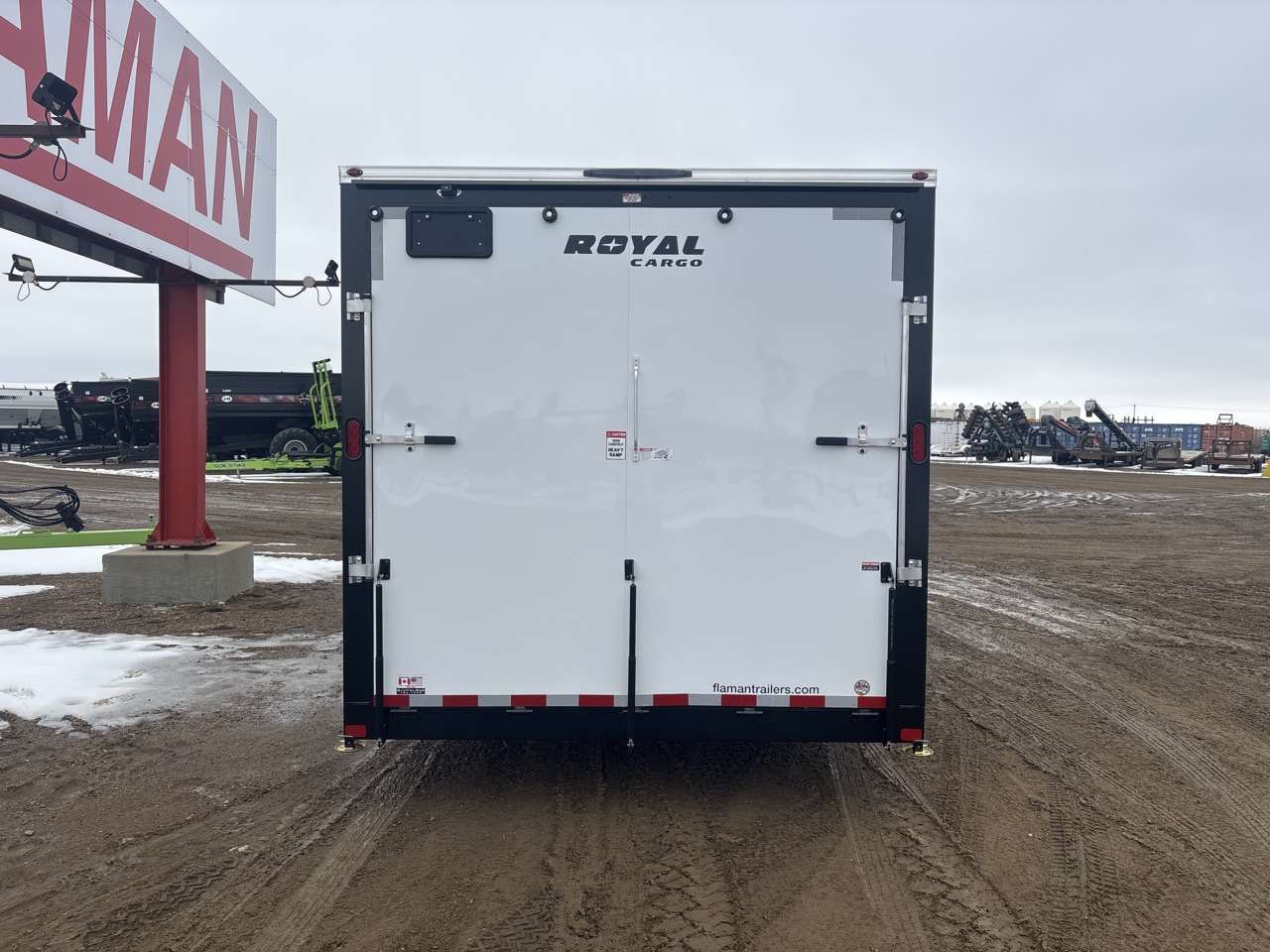 2026 Royal LARC 8'6" x 20' + V-Nose Car Hauler Trailer