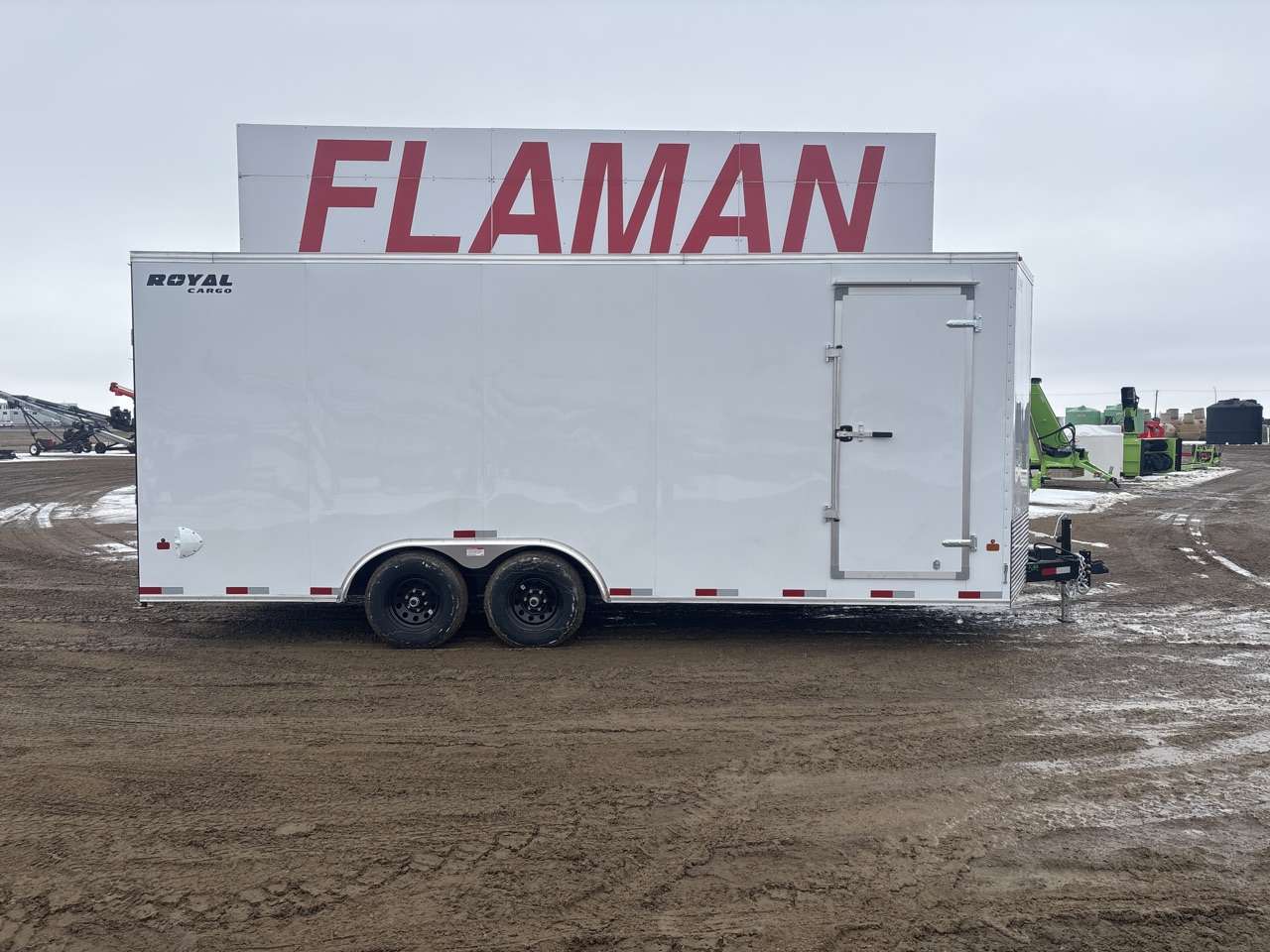 2026 Royal LARC 8'6" x 20' + V-Nose Car Hauler Trailer