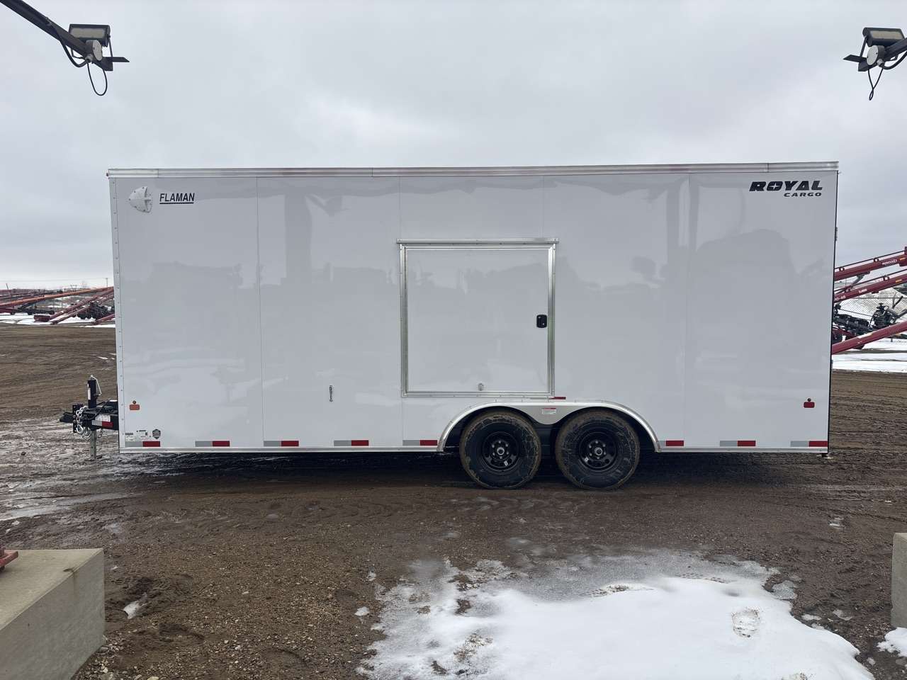 2026 Royal LARC 8'6" x 20' + V-Nose Car Hauler Trailer