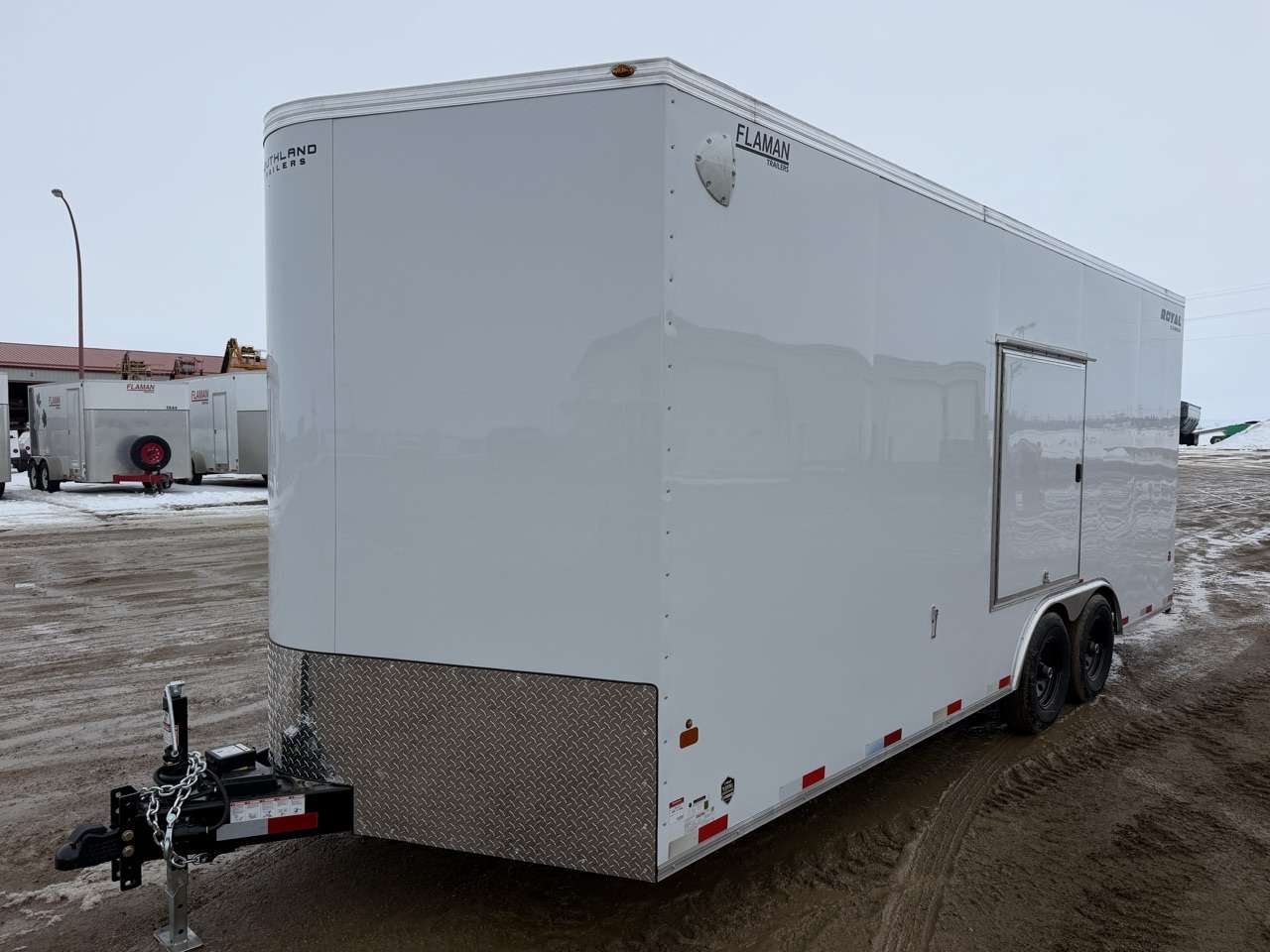 2026 Royal LARC 8'6" x 20' + V-Nose Car Hauler Trailer