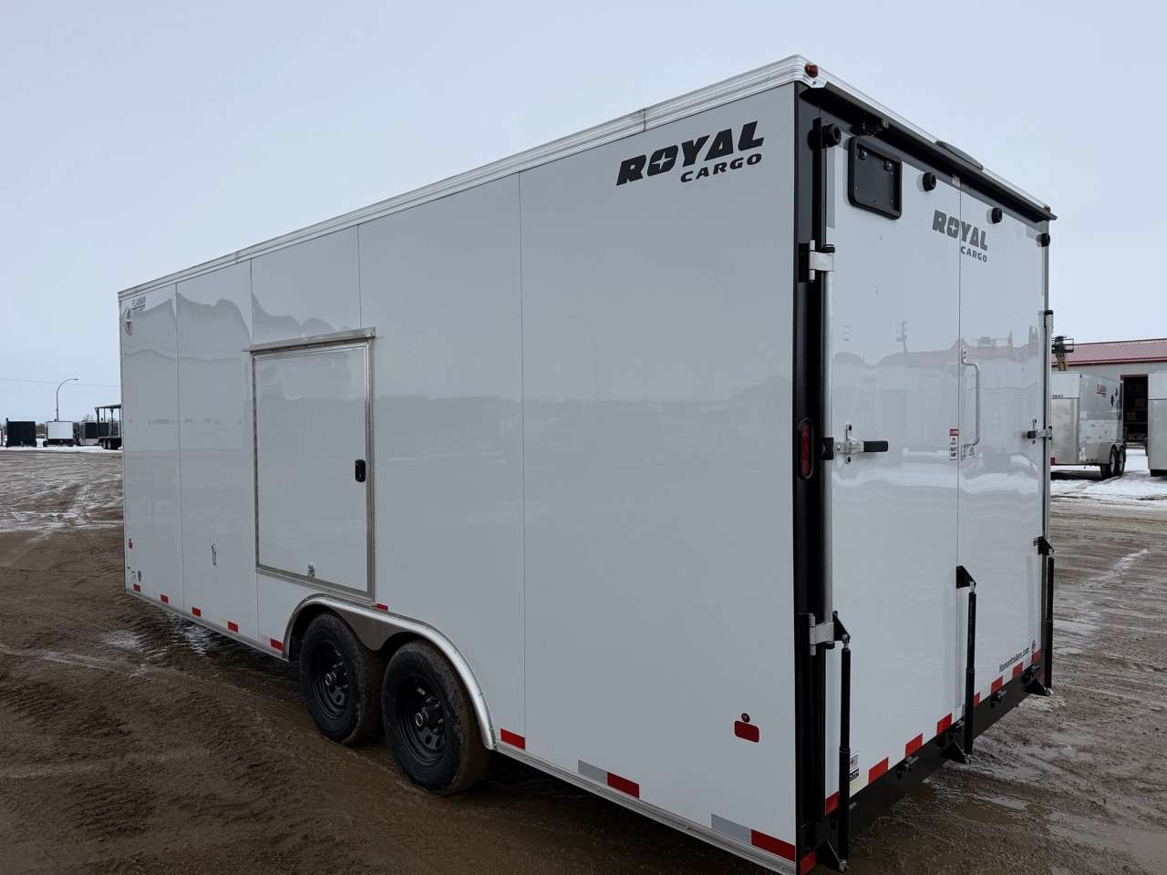 2026 Royal LARC 8'6" x 20' + V-Nose Car Hauler Trailer