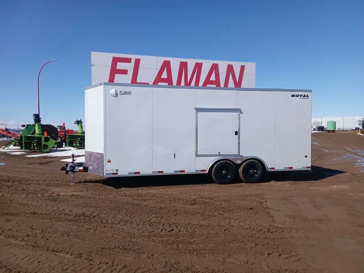 2026 Royal LARC 8'6" x 20' + V-Nose Car Hauler Trailer