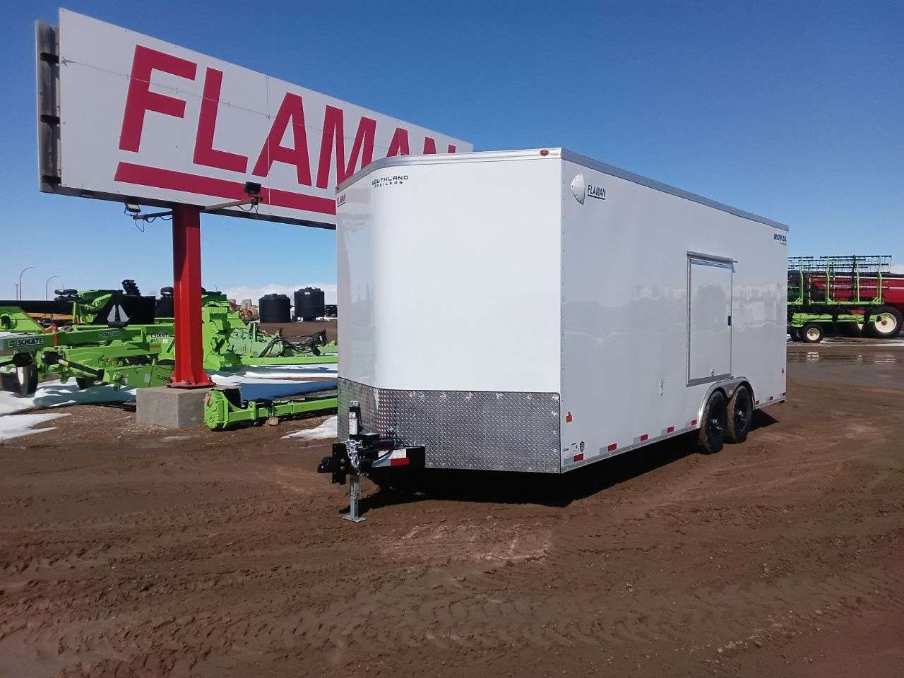 2026 Royal LARC 8'6" x 20' + V-Nose Car Hauler Trailer