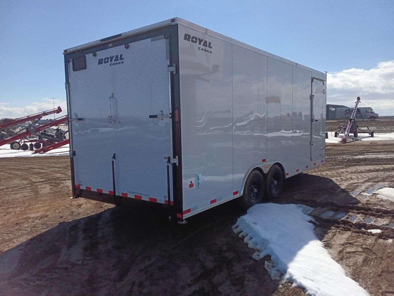 2026 Royal LARC 8'6" x 20' + V-Nose Car Hauler Trailer