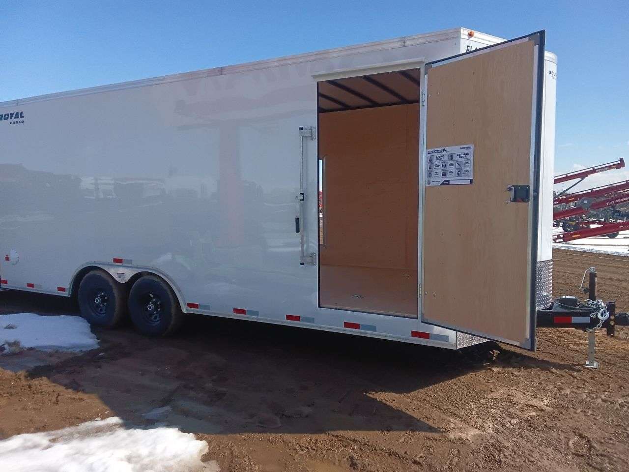 2026 Royal LARC 8'6" x 20' + V-Nose Car Hauler Trailer
