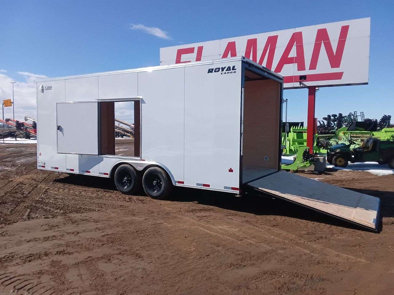 2026 Royal LARC 8'6" x 20' + V-Nose Car Hauler Trailer