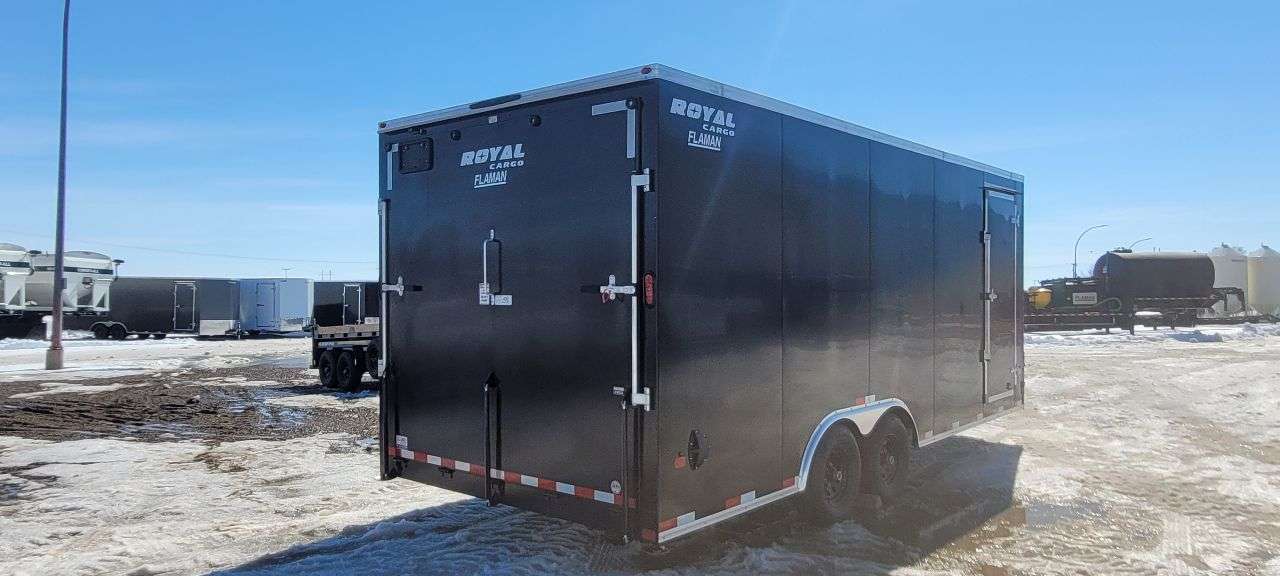 2026 Royal LARC 8'6" x 20' + V-Nose Car Hauler Trailer