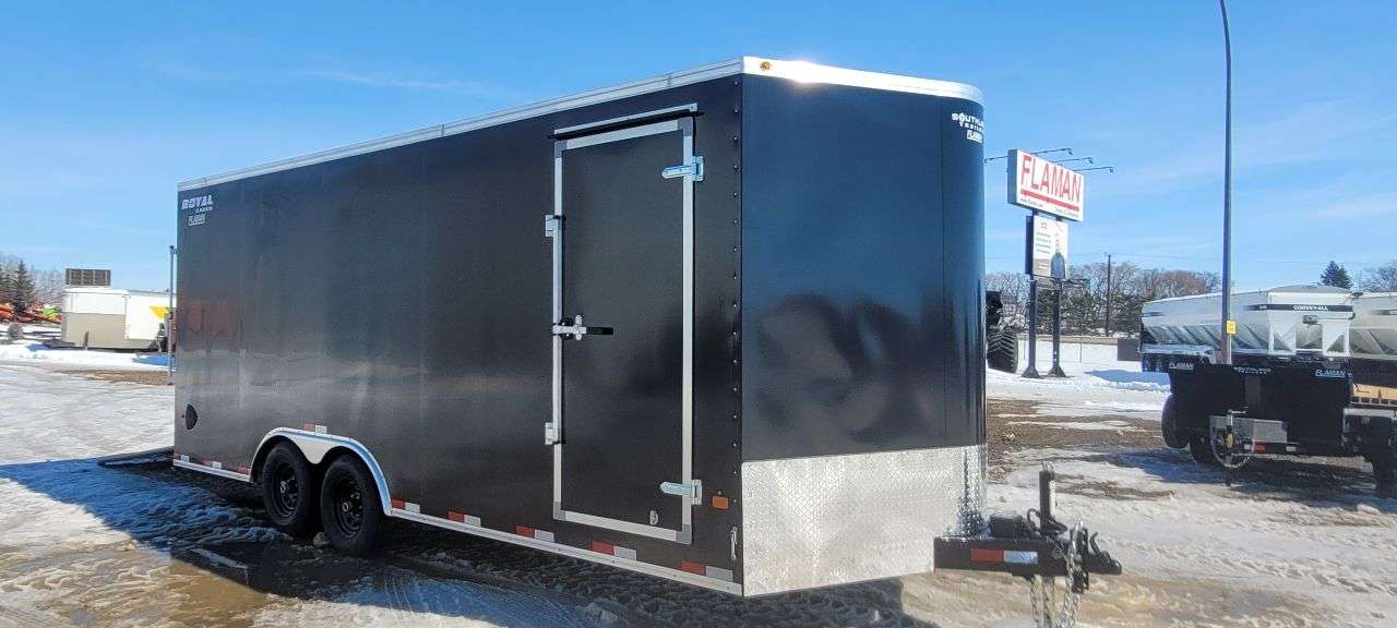 2026 Royal LARC 8'6" x 20' + V-Nose Car Hauler Trailer