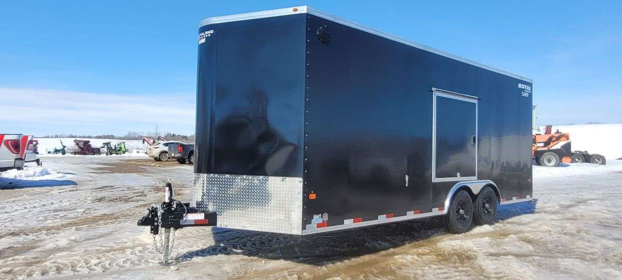 2026 Royal LARC 8'6" x 20' + V-Nose Car Hauler Trailer