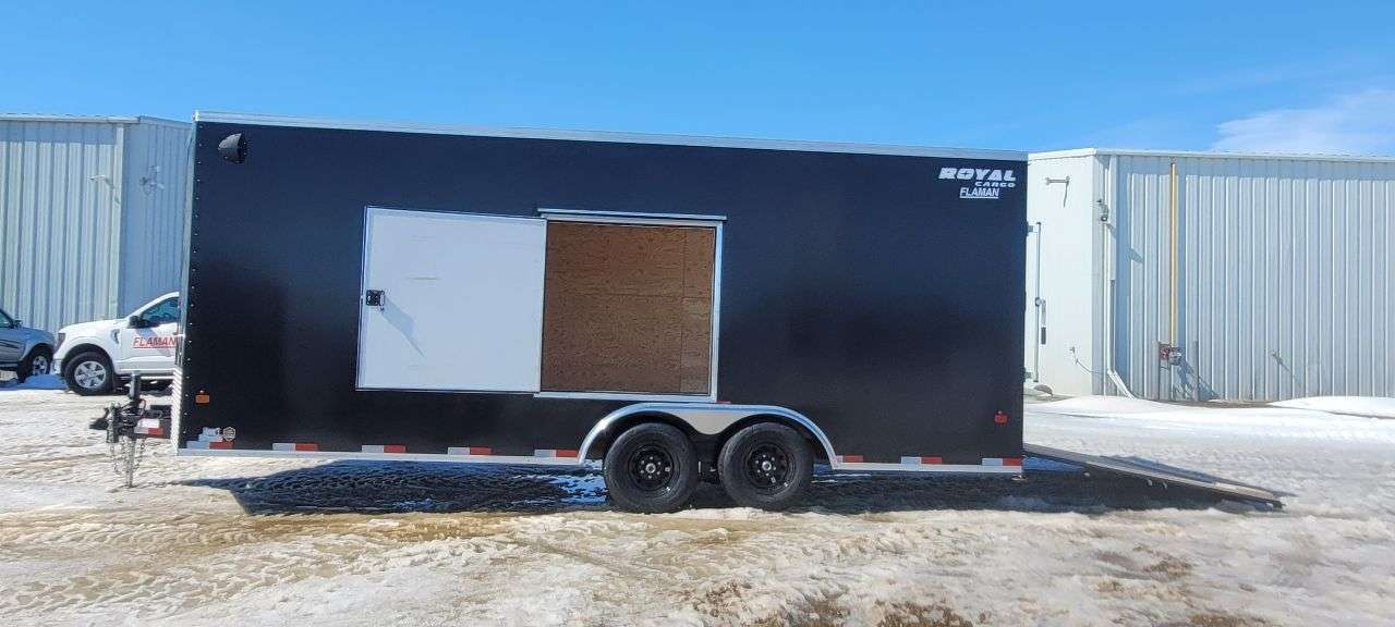 2026 Royal LARC 8'6" x 20' + V-Nose Car Hauler Trailer