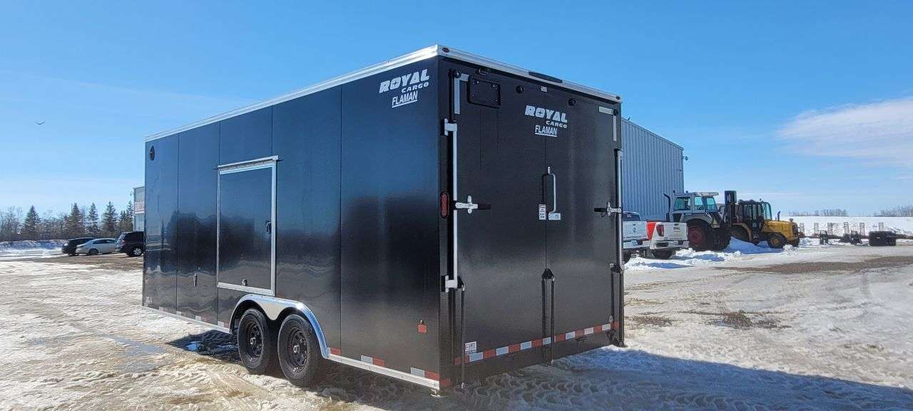 2026 Royal LARC 8'6" x 20' + V-Nose Car Hauler Trailer