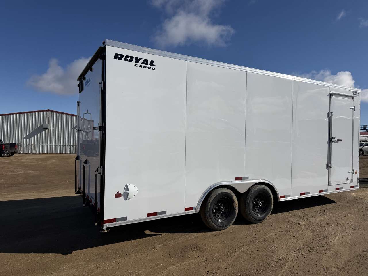 2026 Royal LARC 8'6" x 20' + V-Nose Car Hauler Trailer