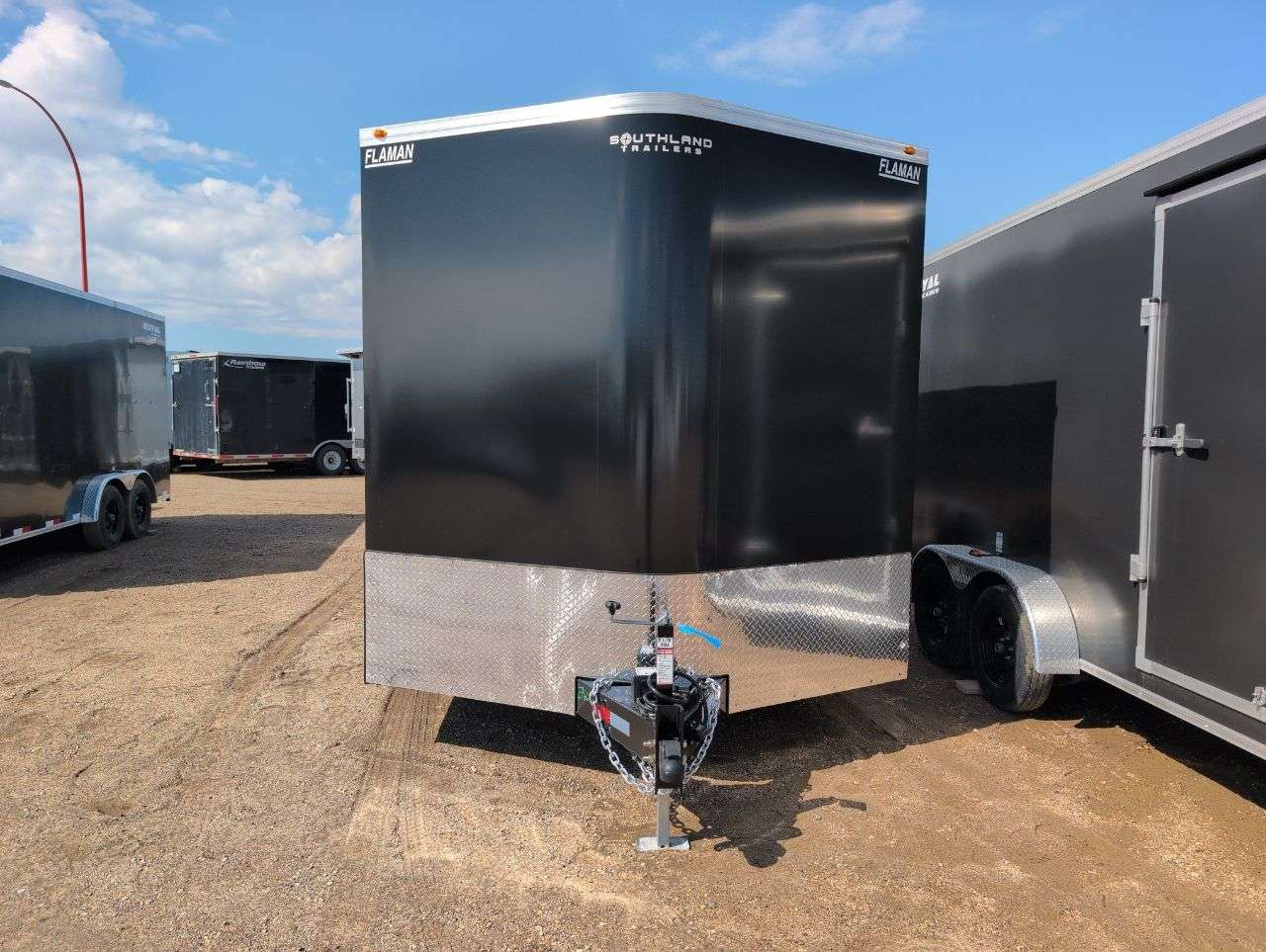 2026 Royal LARC 8'6" x 20' + V-Nose Car Hauler Trailer