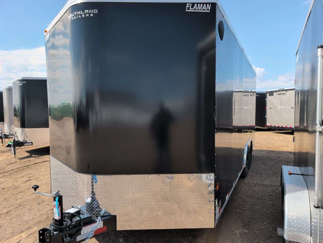 2026 Royal LARC 8'6" x 20' + V-Nose Car Hauler Trailer