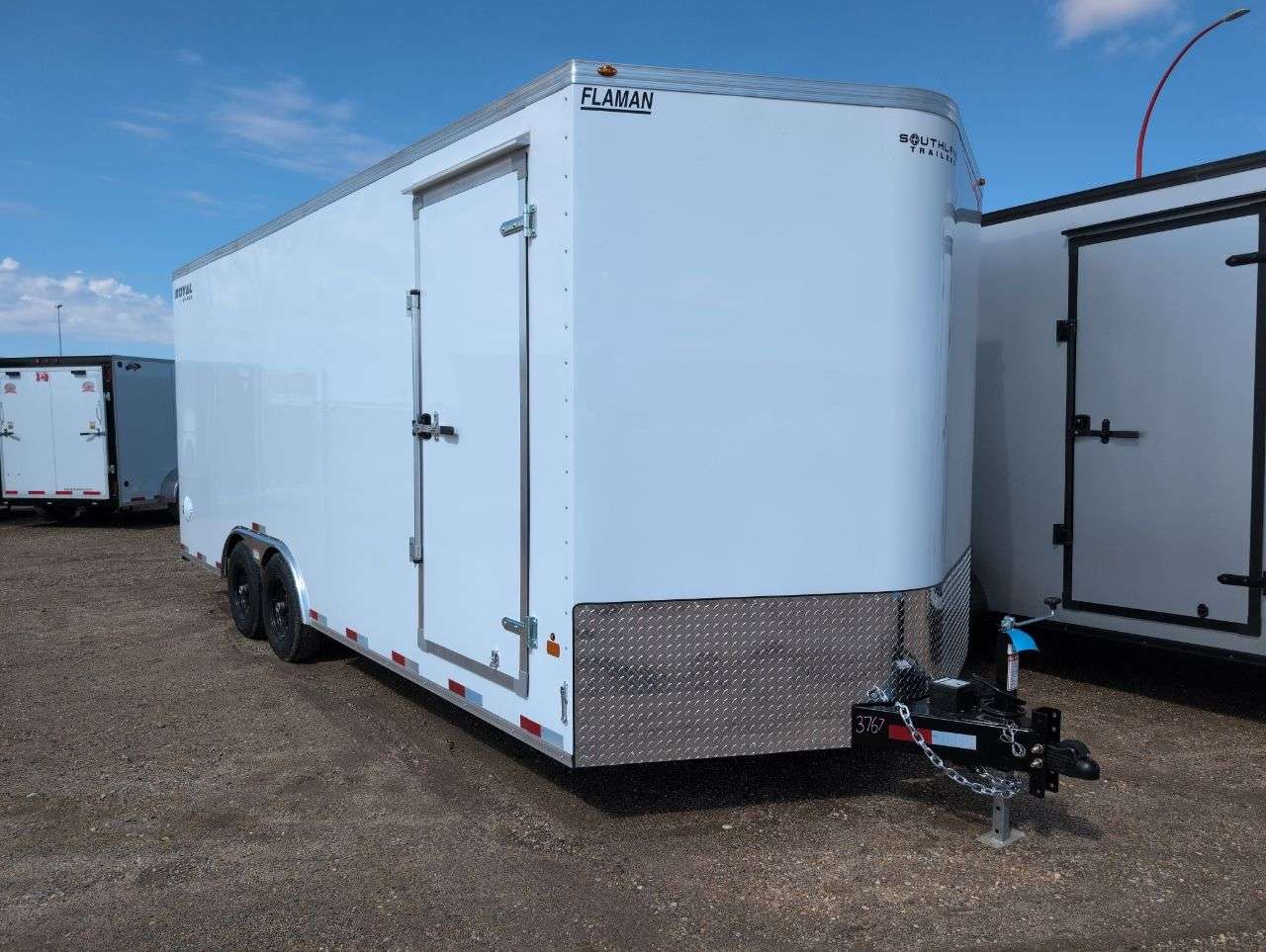 2026 Royal LARC 8'6" x 20' + V-Nose Car Hauler Trailer