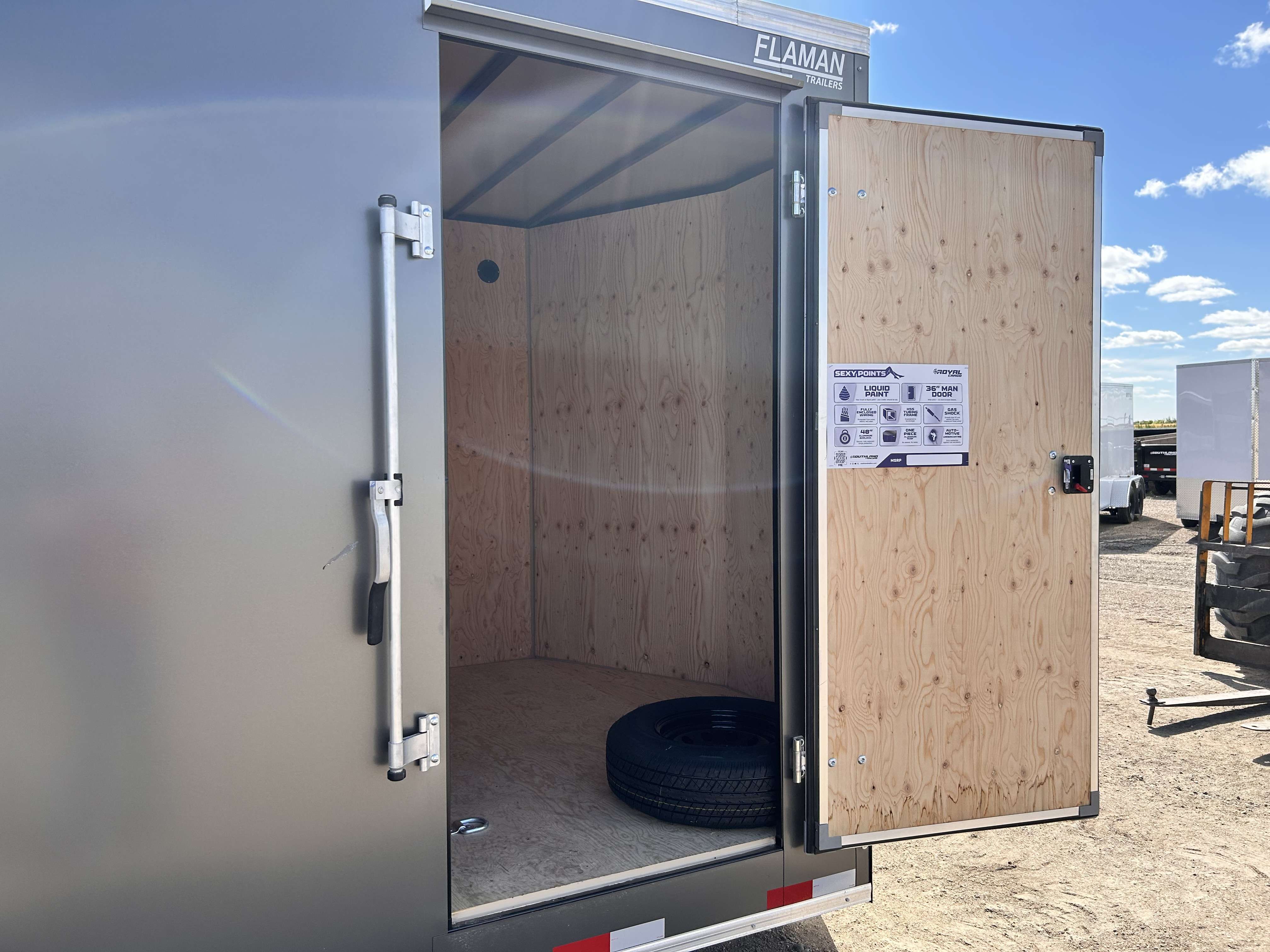 2026 Royal LARC 8'6" x 20' + V-Nose Car Hauler Trailer
