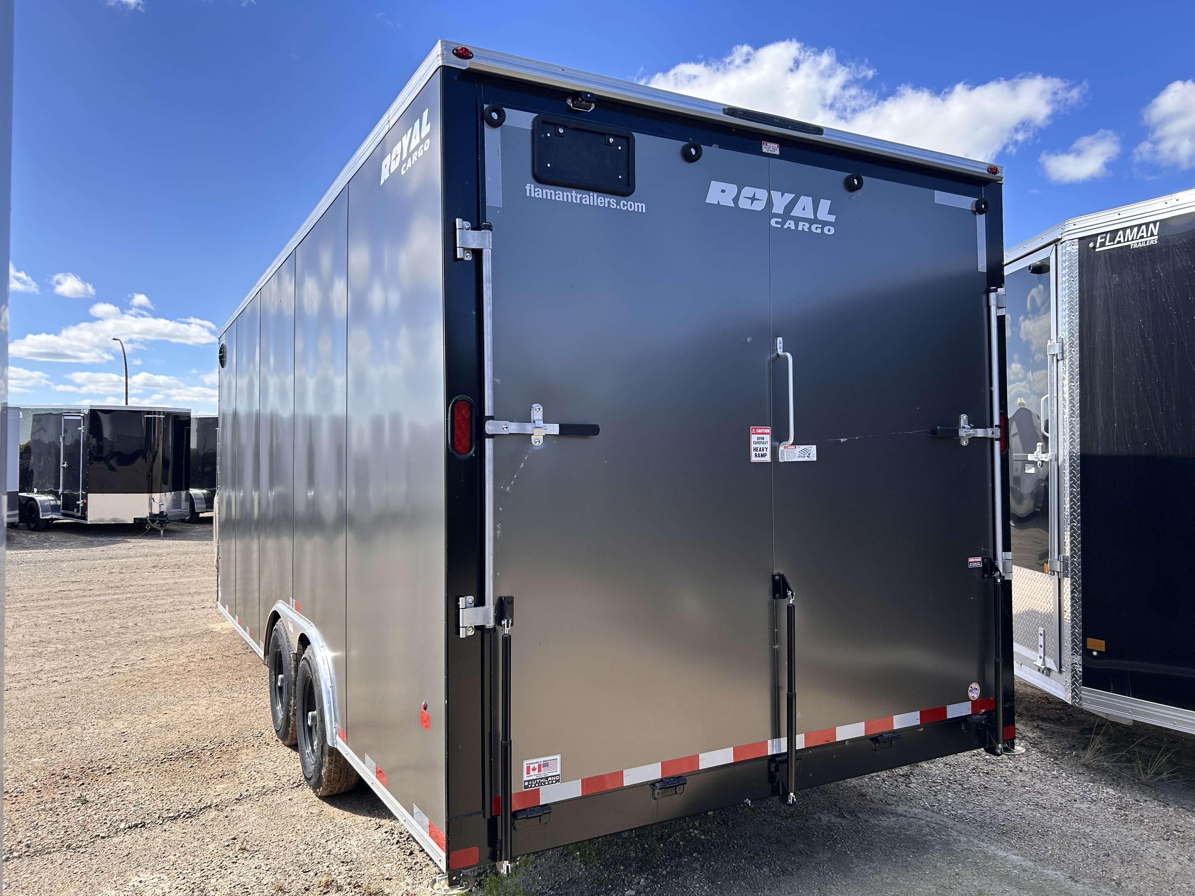 2026 Royal LARC 8'6" x 20' + V-Nose Car Hauler Trailer