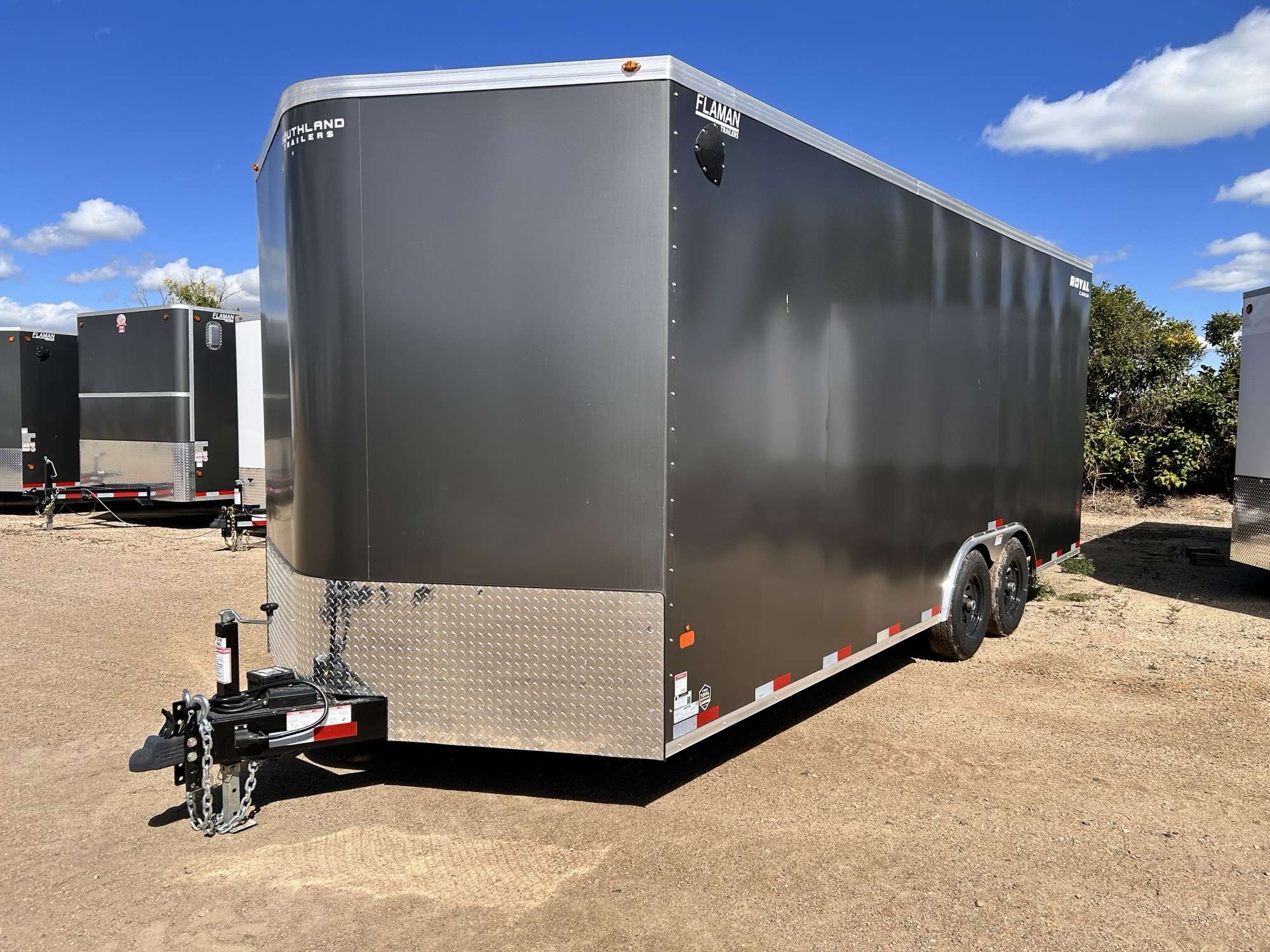 2026 Royal LARC 8'6" x 20' + V-Nose Car Hauler Trailer