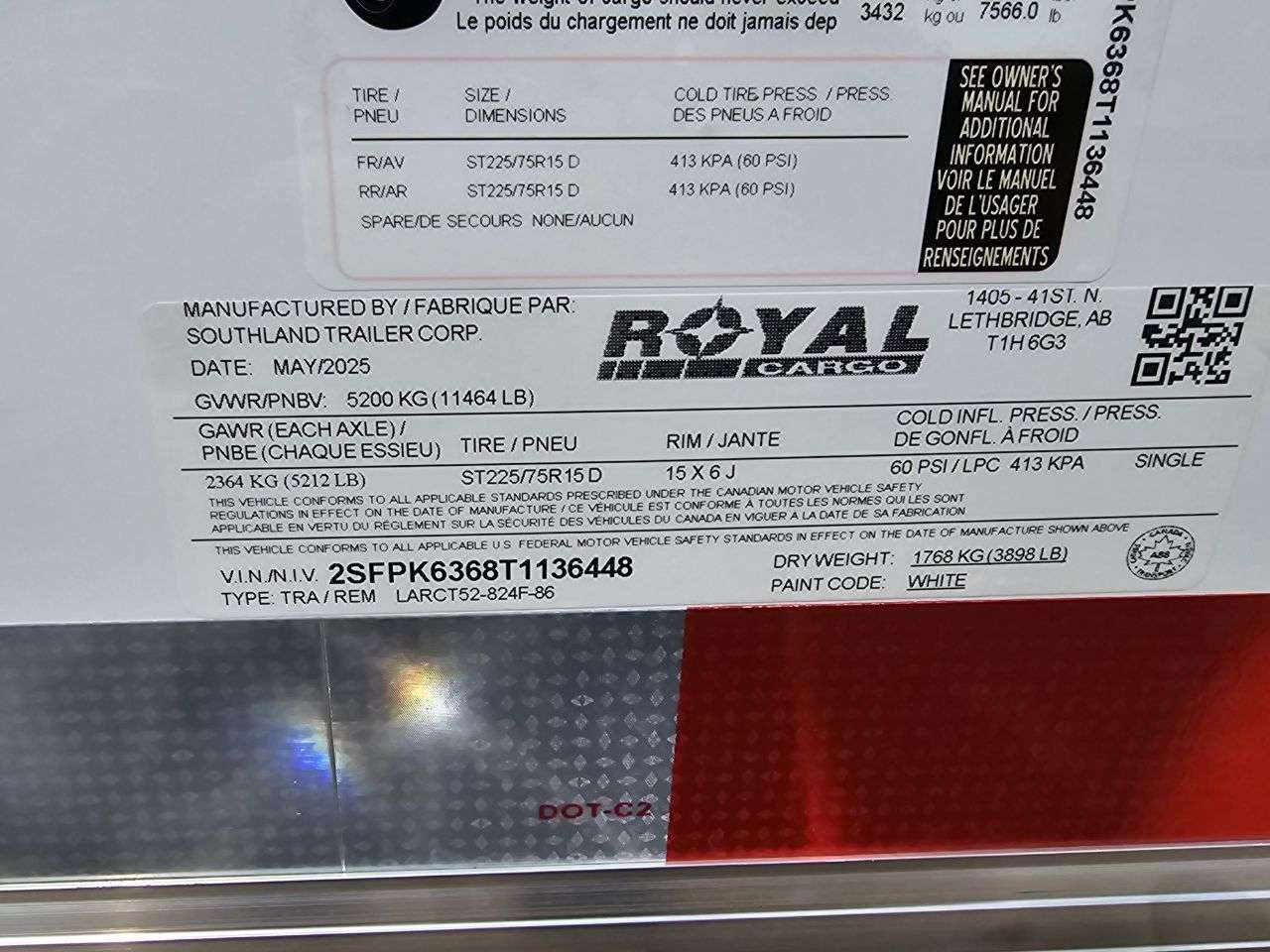 2026 Royal LARC 8'6" x 24' Flat Front Car Hauler