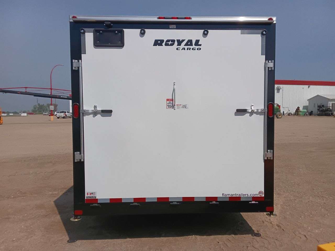 2026 Royal LARC 8'6" x 24' + V-Nose Car Hauler Trailer