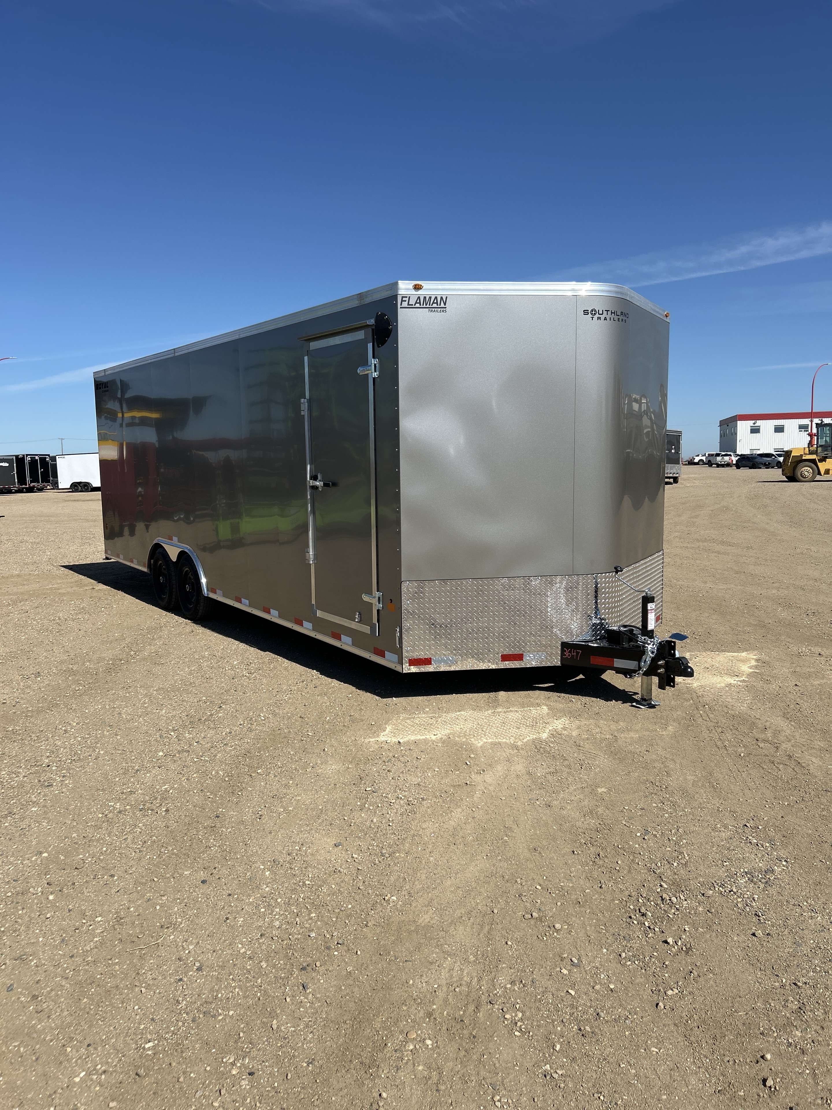 2026 Royal LARC 8'6" x 24' + V-Nose Car Hauler Trailer