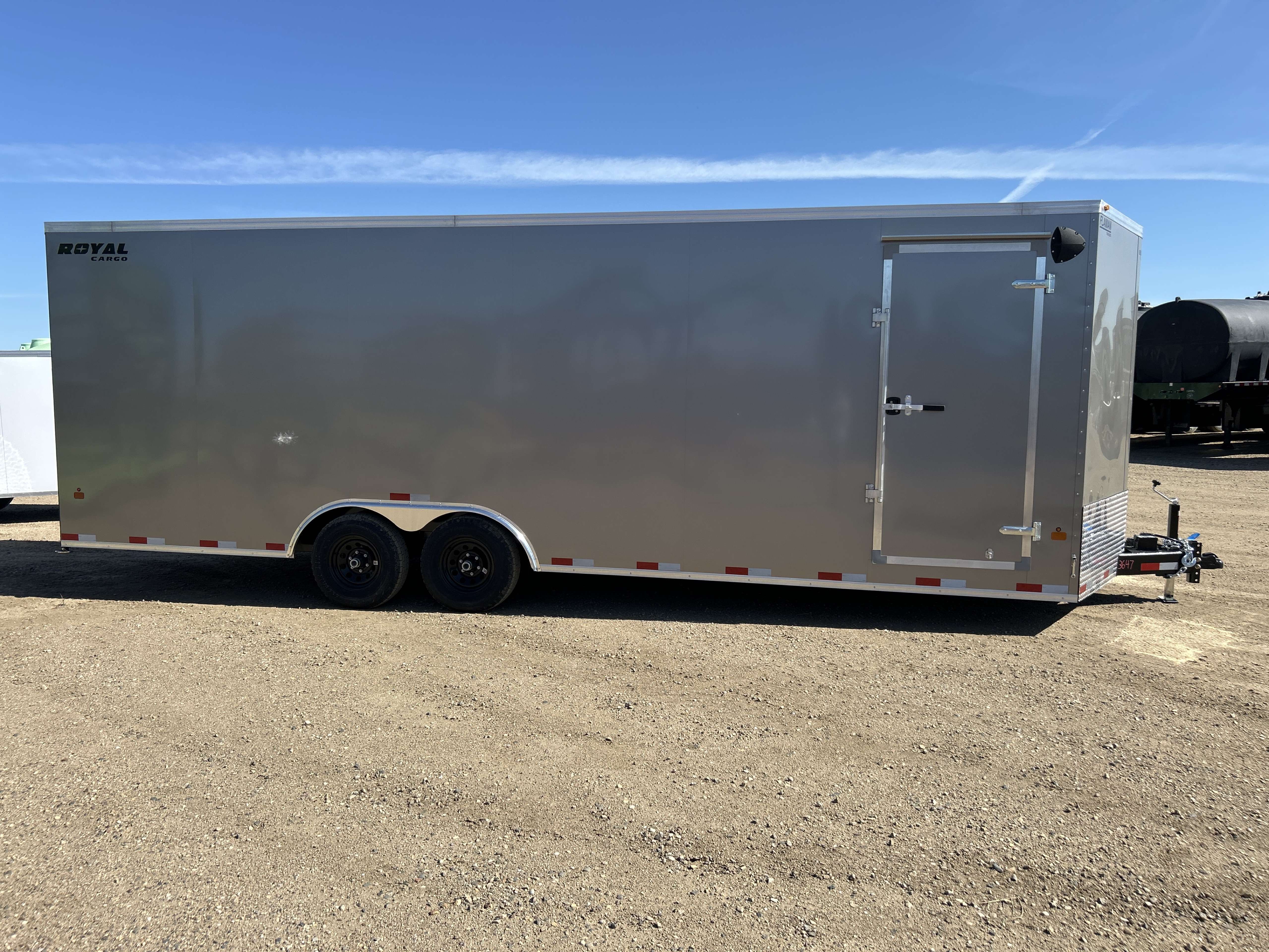 2026 Royal LARC 8'6" x 24' + V-Nose Car Hauler Trailer