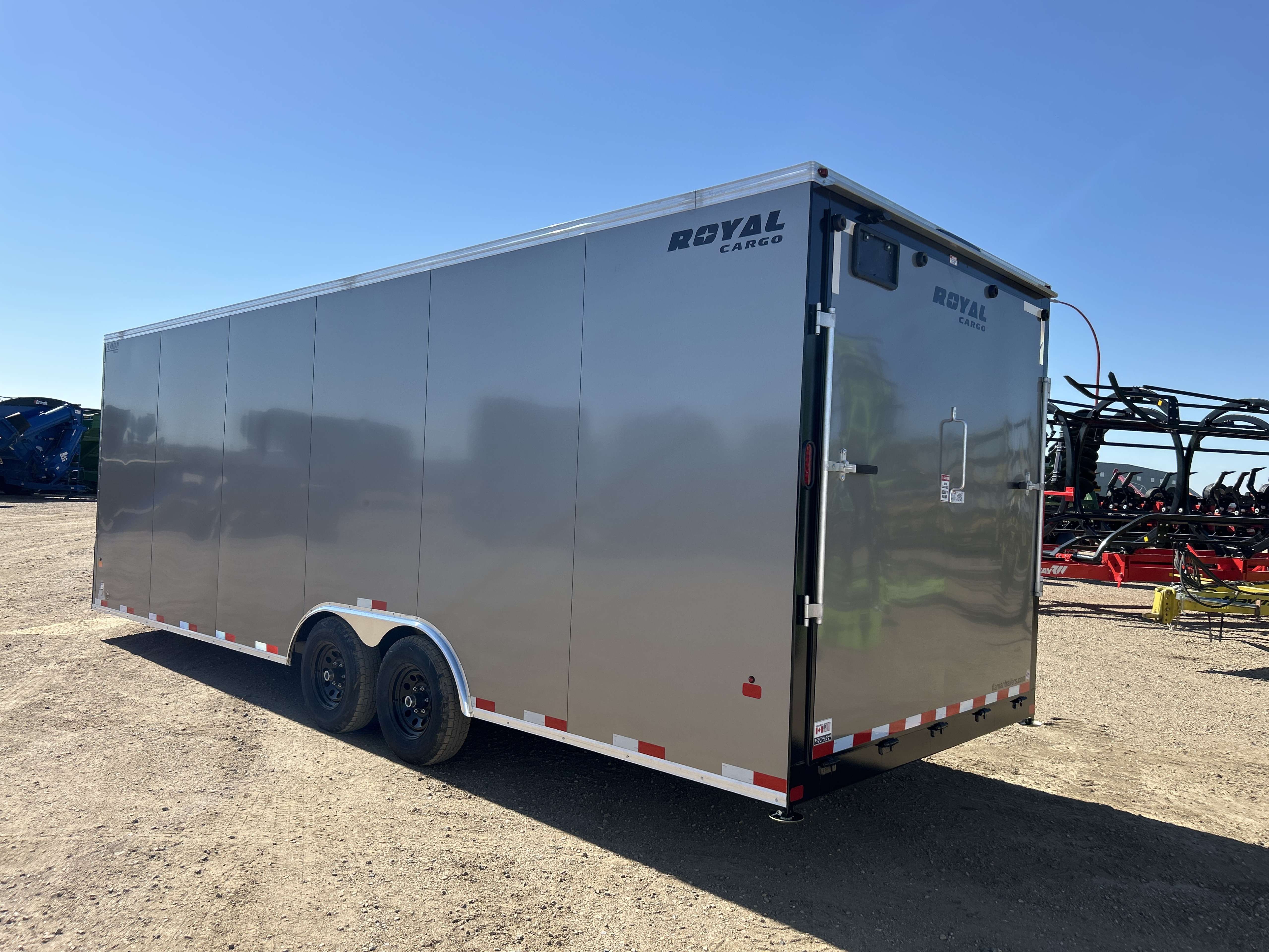 2026 Royal LARC 8'6" x 24' + V-Nose Car Hauler Trailer