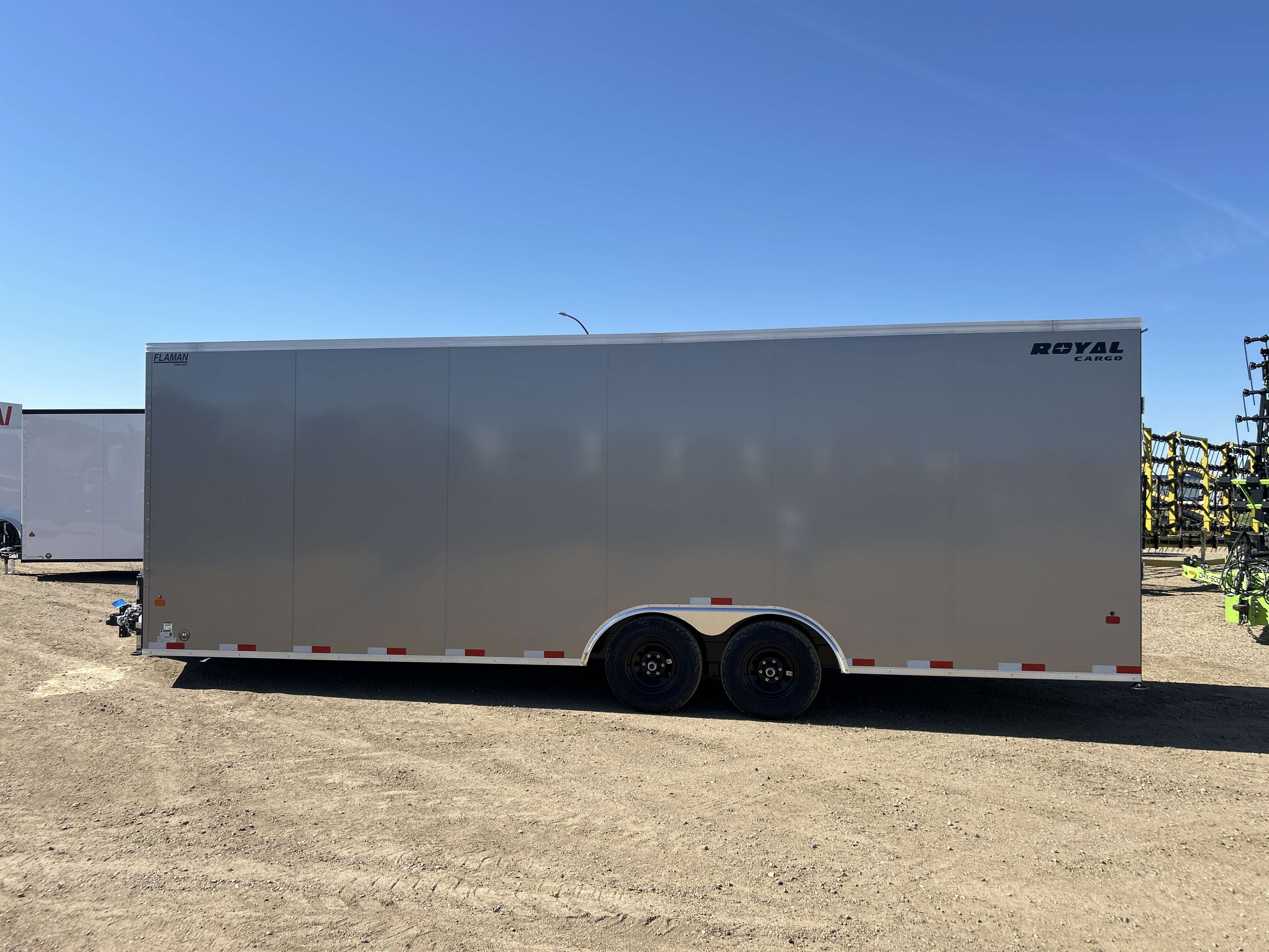 2026 Royal LARC 8'6" x 24' + V-Nose Car Hauler Trailer