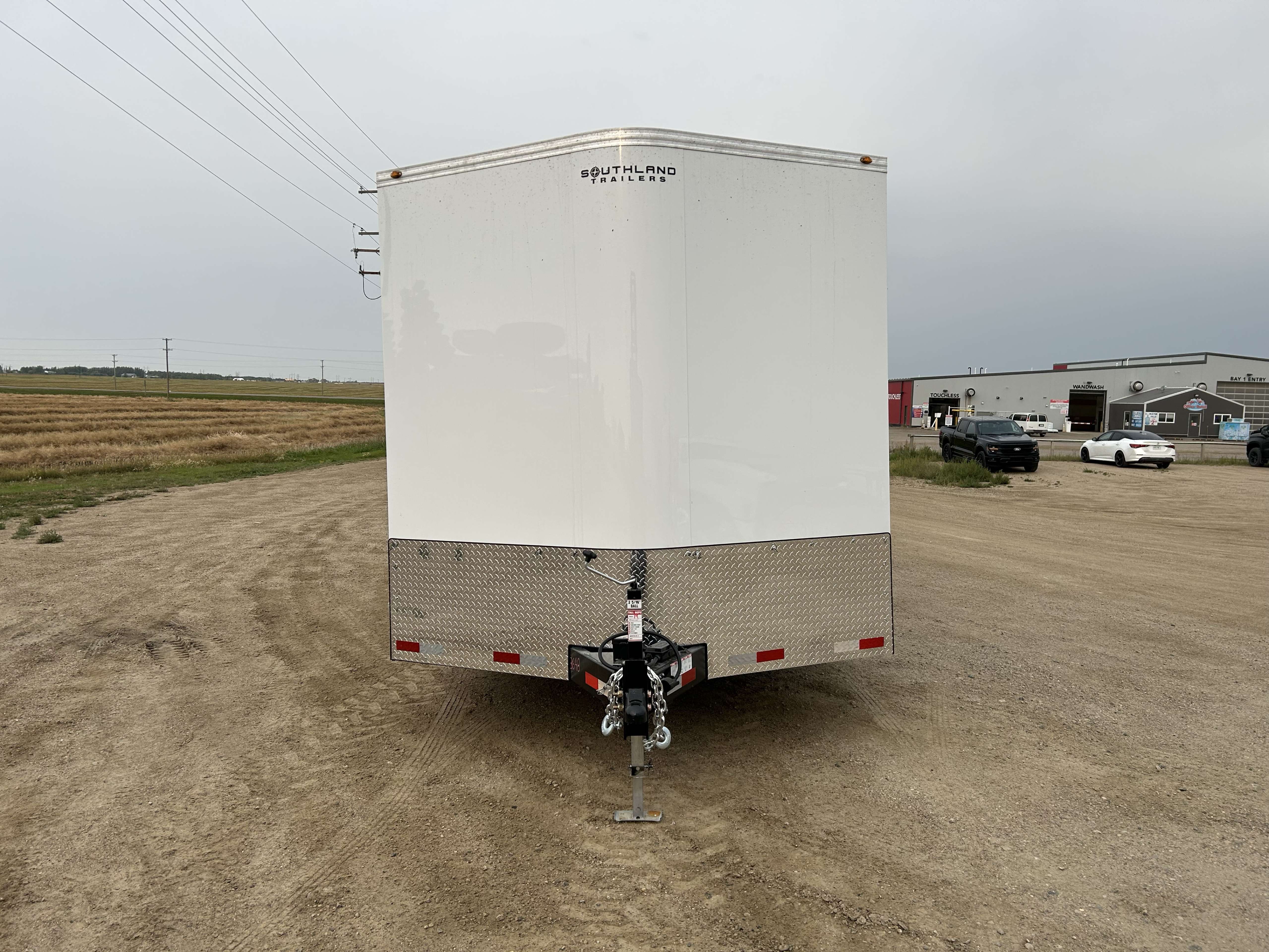 2026 Royal LARC 8'6" x 24' + V-Nose Car Hauler Trailer