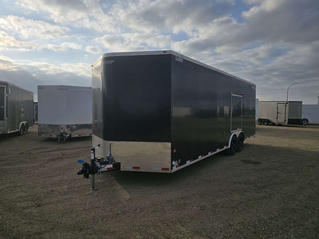 2026 Royal LARC 8'6" x 24' + V-Nose Car Hauler Trailer