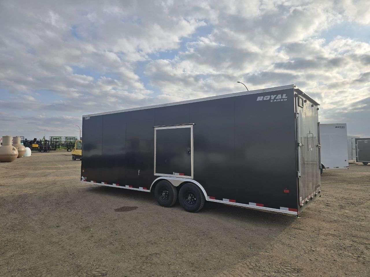 2026 Royal LARC 8'6" x 24' + V-Nose Car Hauler Trailer