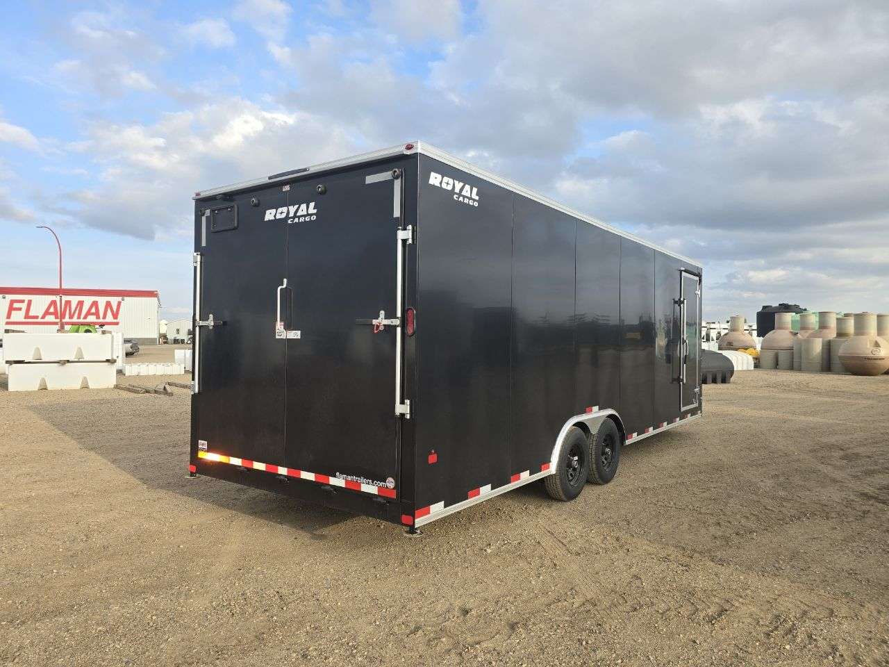 2026 Royal LARC 8'6" x 24' + V-Nose Car Hauler Trailer